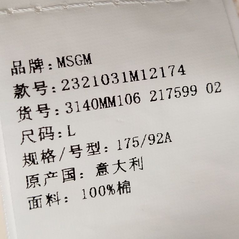 MSGM MSGM Logo Hoodie Size L Size US L / EU 52-54 / 3 - 8 Thumbnail