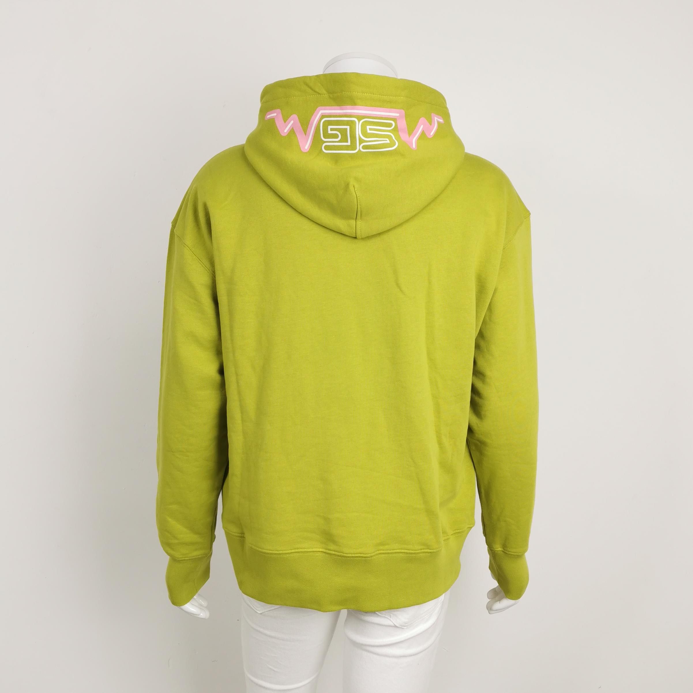 MSGM MSGM Logo Print Cotton Hoodie Size L Size US L / EU 52-54 / 3 - 3 Thumbnail