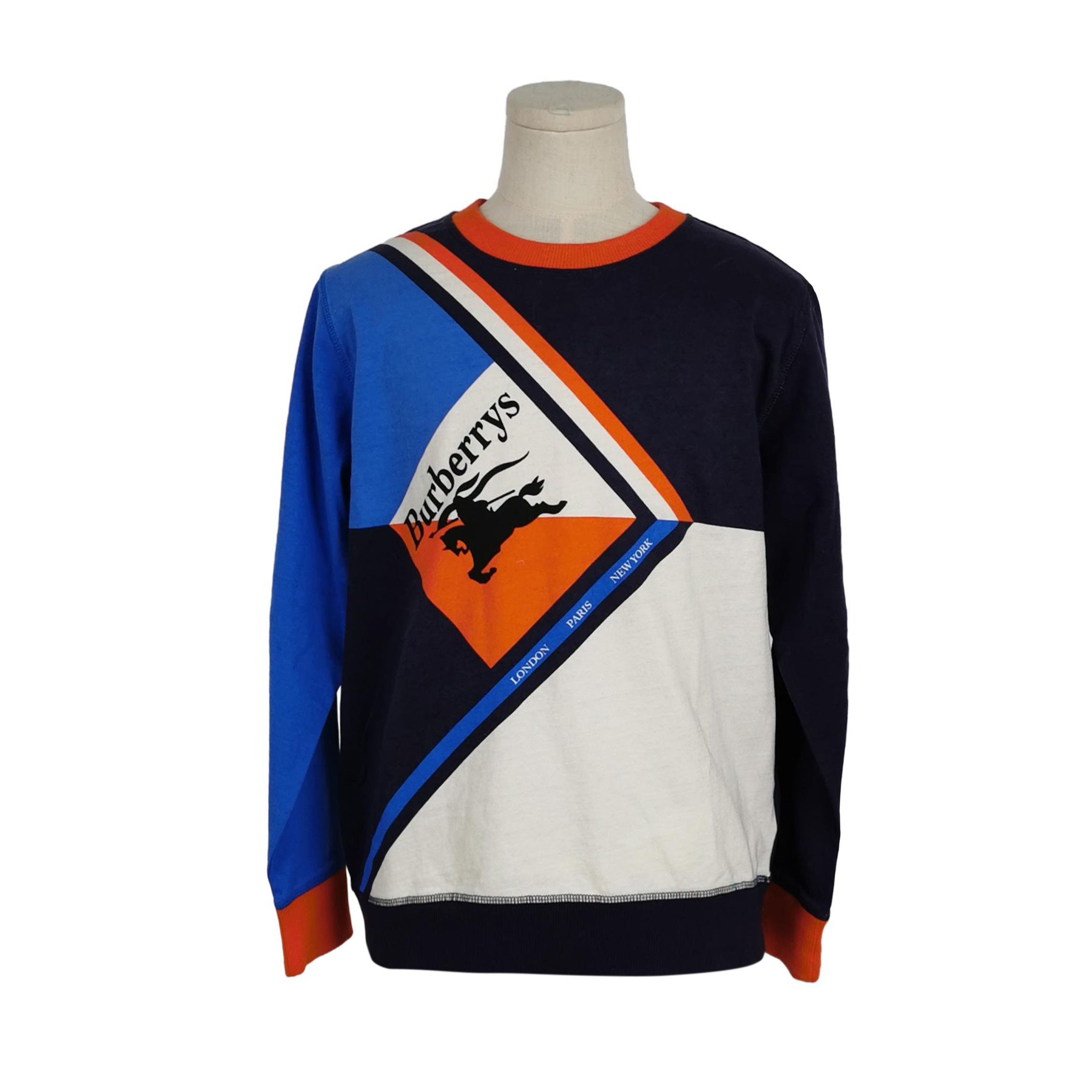 Burberry Burberry Colorblock Logo Print Sweatshirt 12Y Size US XXS / EU 40 - 2 Thumbnail