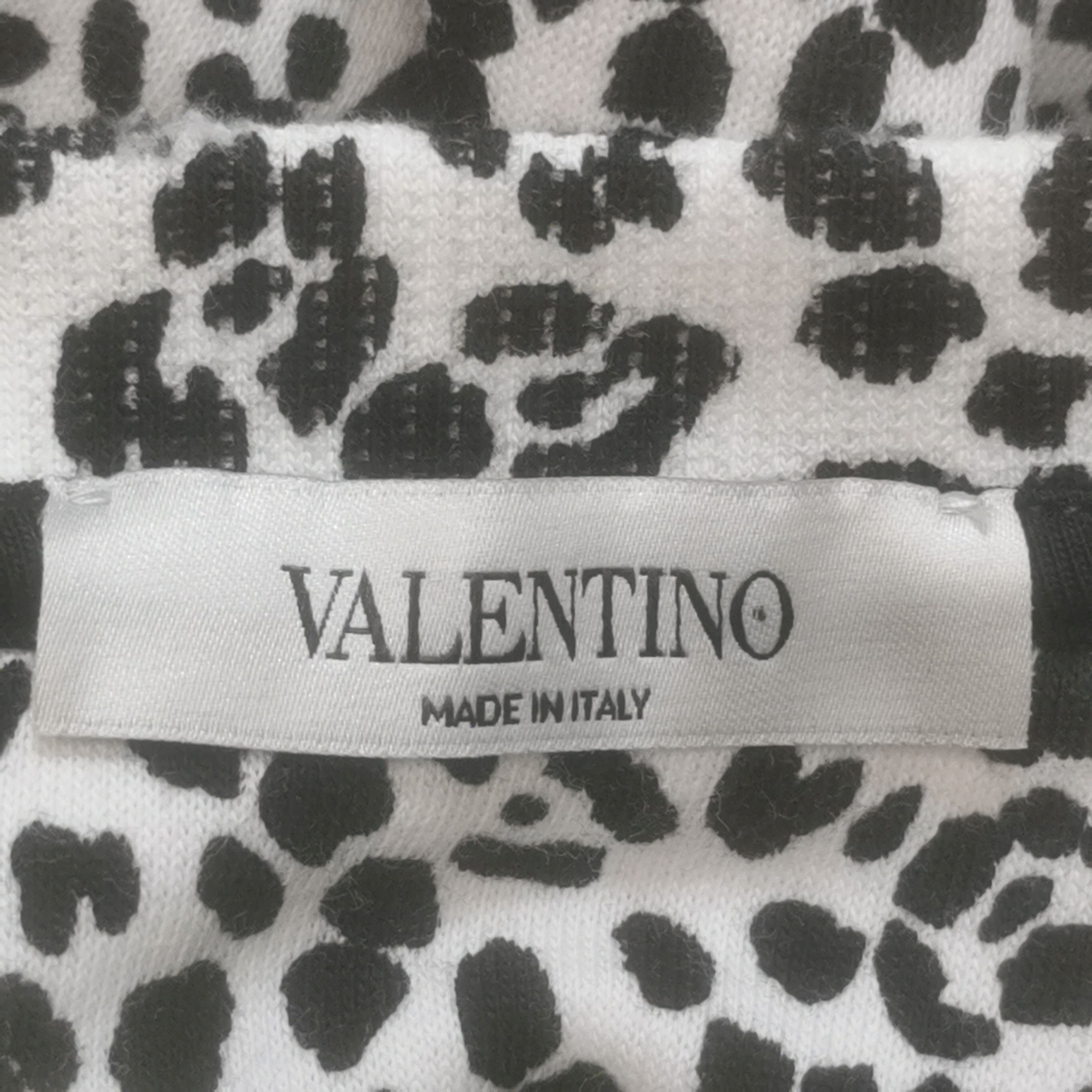 Valentino Valentino Leopard Print Logo Sweatshirt L Size US L / EU 52-54 / 3 - 5 Thumbnail