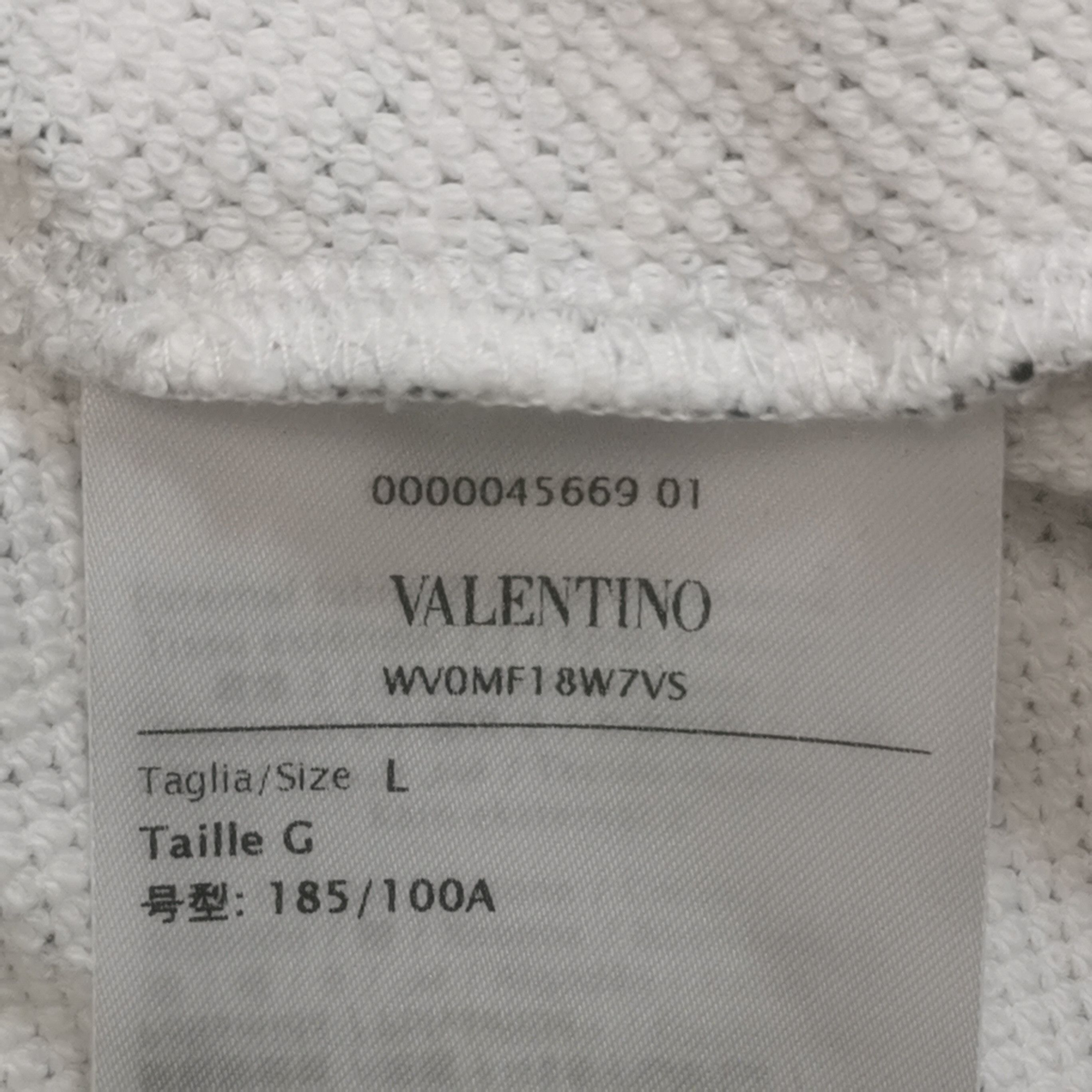 Valentino Valentino Leopard Print Logo Sweatshirt L Size US L / EU 52-54 / 3 - 6 Thumbnail