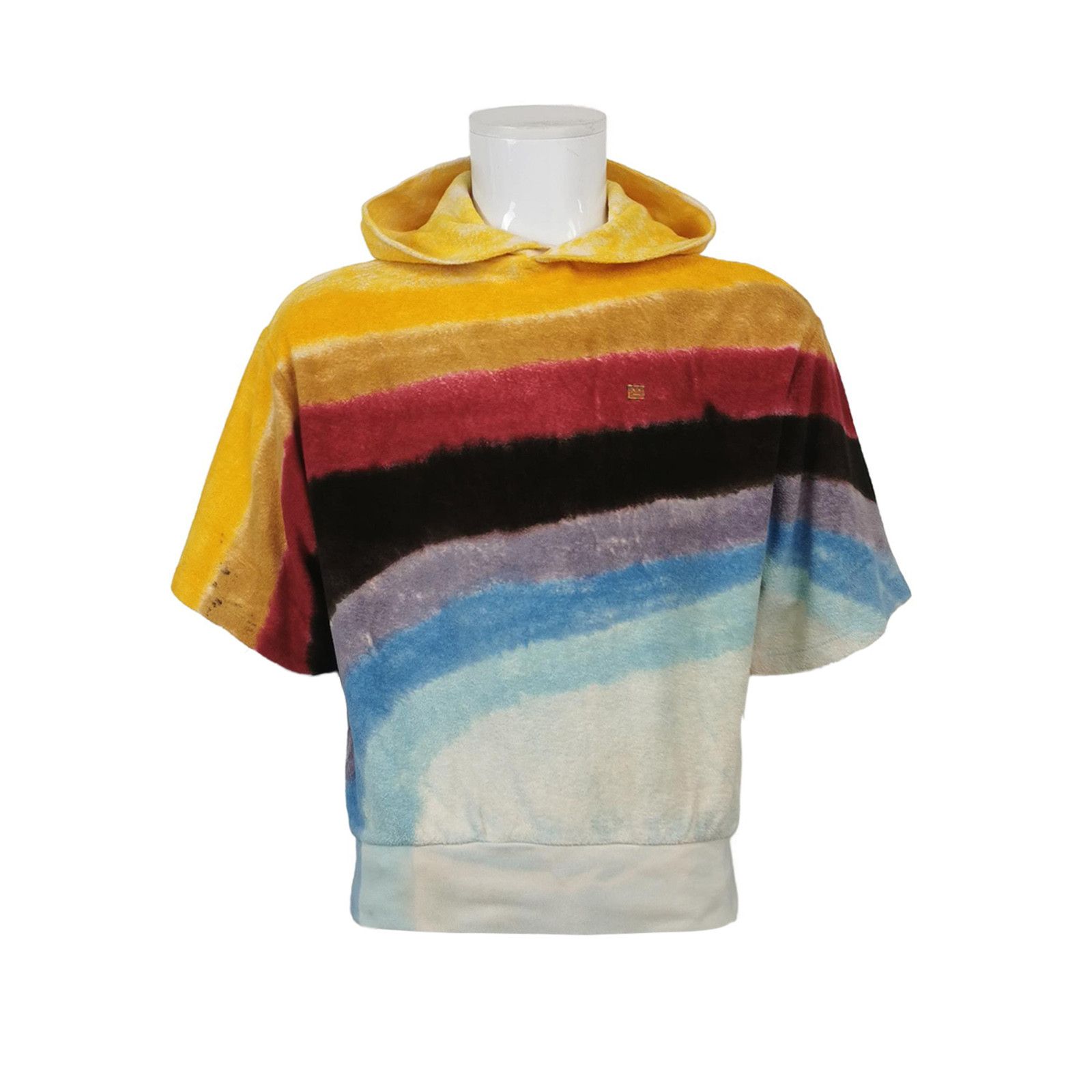Acne Studios Acne Studios Multi Striped Cotton Hoodie XXS Size US XXS / EU 40 - 2 Thumbnail