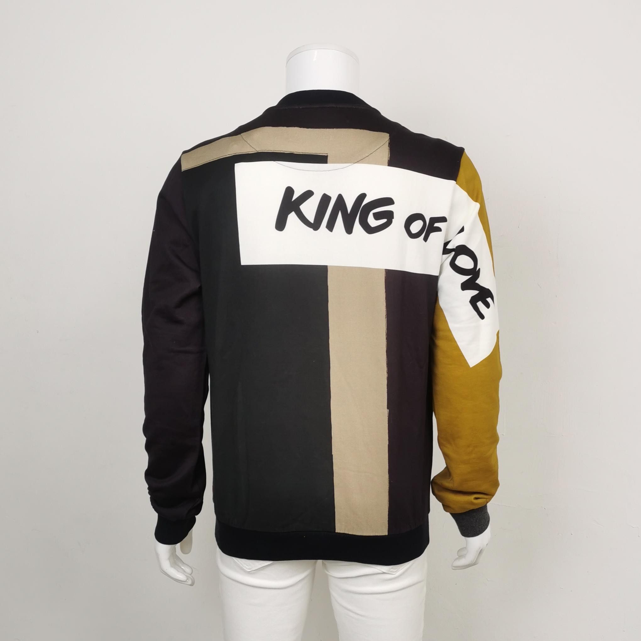 Dolce & Gabbana Dolce & Gabbana King of Love Graphic Sweatshirt Size 52 Size US L / EU 52-54 / 3 - 3 Thumbnail