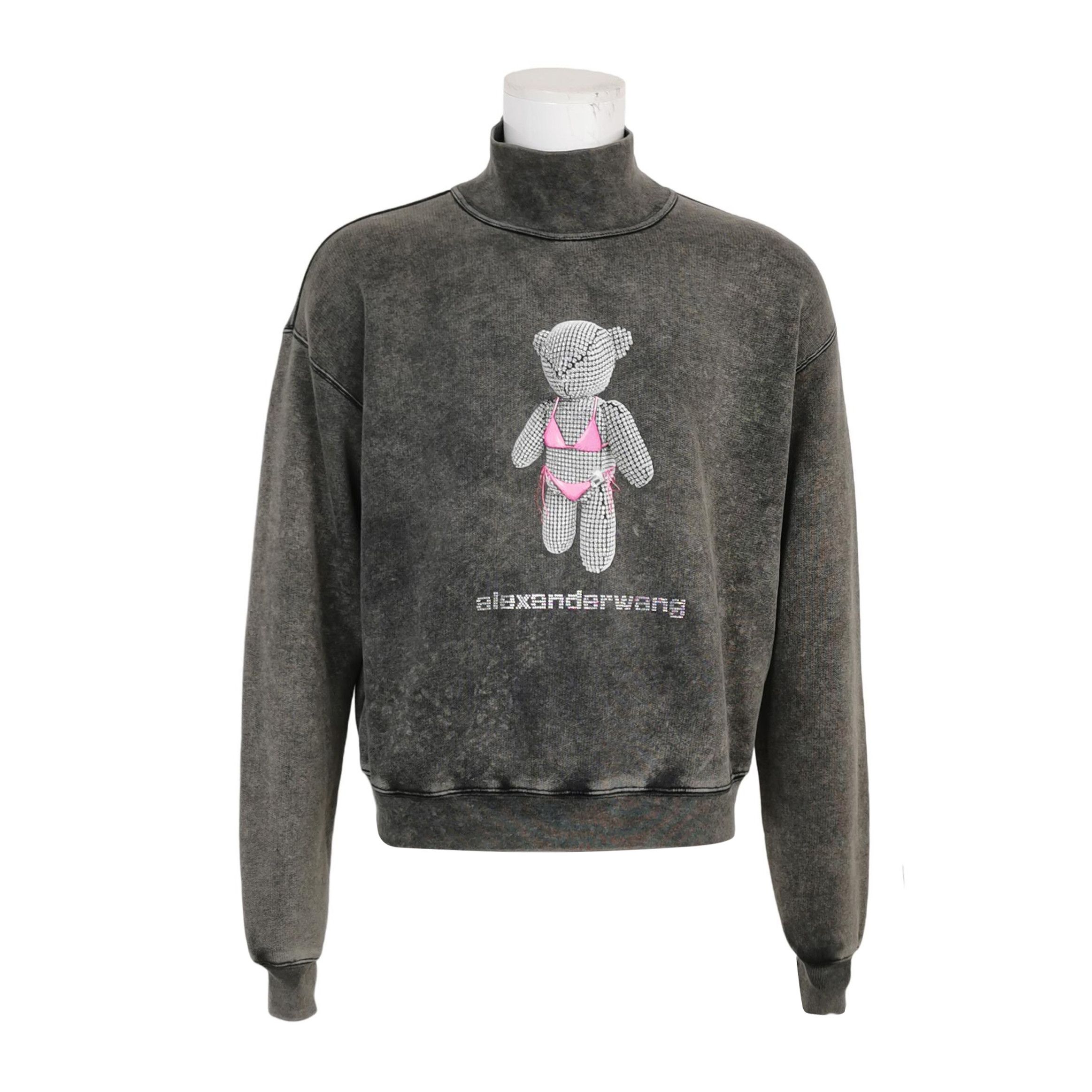 Alexander Wang Alexander Wang Crystal Bear Sweatshirt XS Size US XS / EU 42 / 0 - 2 Thumbnail