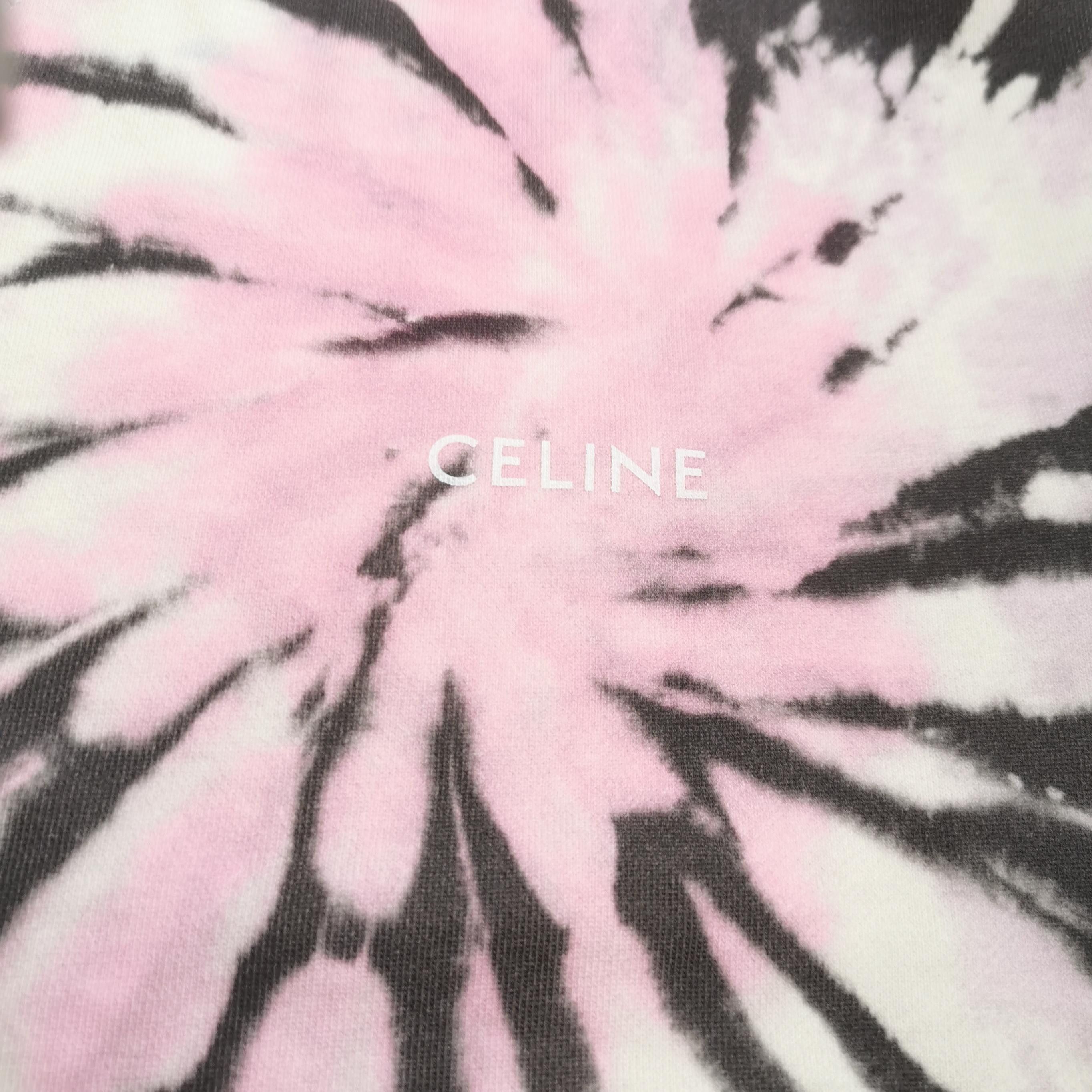 Celine Celine Tie-Dye Logo Sweatshirt Size S Size US S / EU 44-46 / 1 - 4 Thumbnail