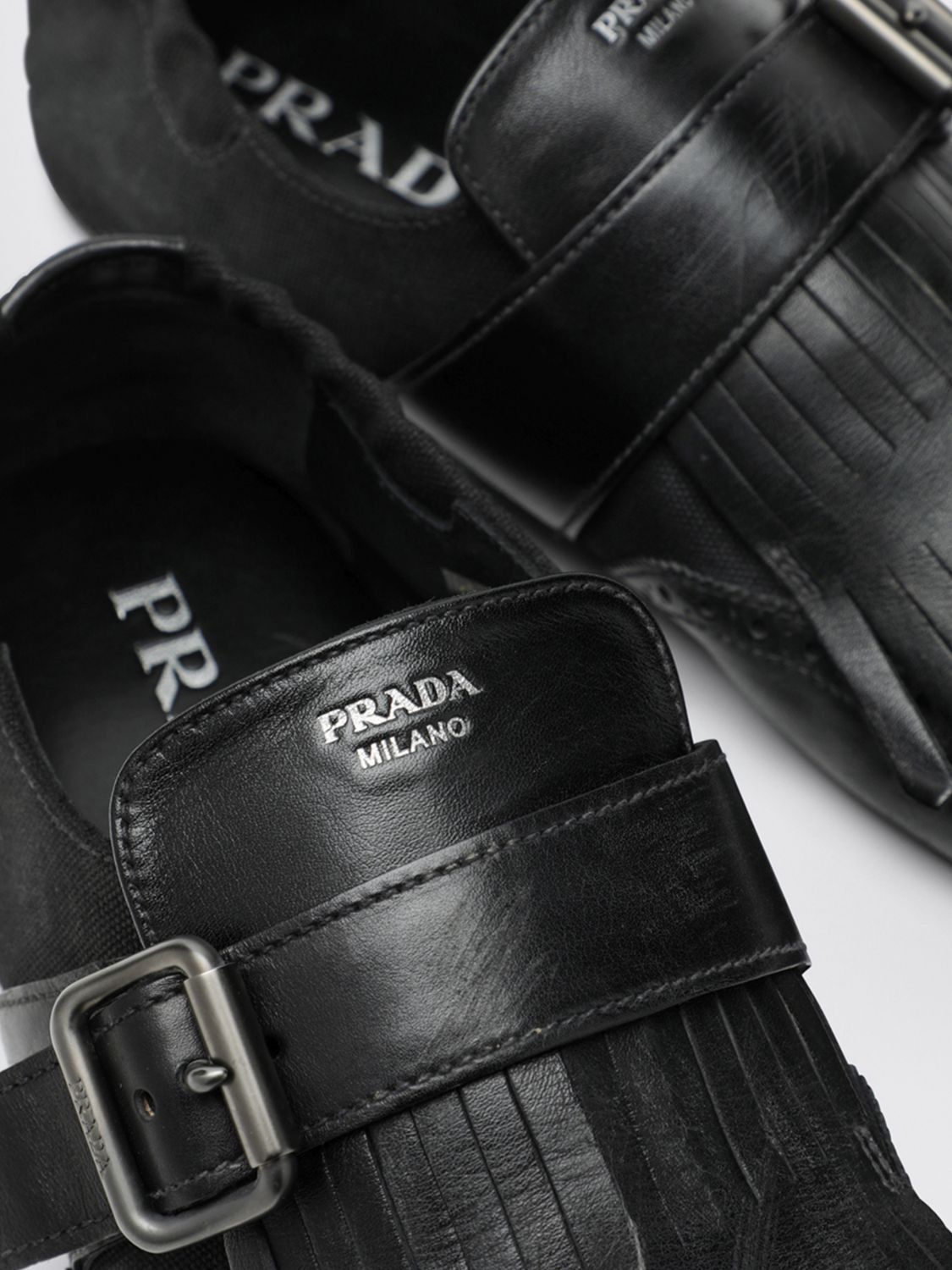 Prada Prada Loafers Men Black Size US 7 / EU 40 - 3 Thumbnail