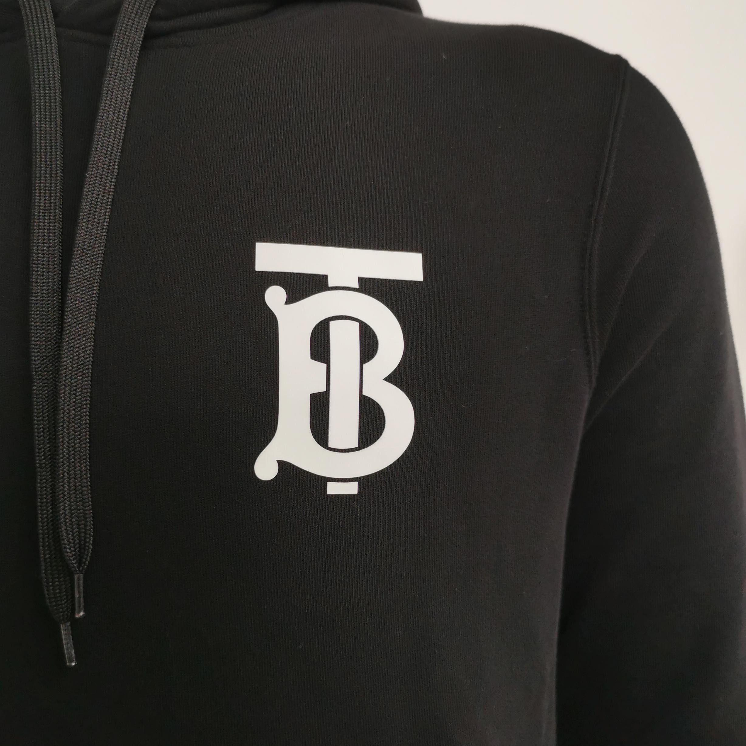Burberry Burberry TB Logo Cotton Hoodie Black XS Size US XS / EU 42 / 0 - 4 Thumbnail