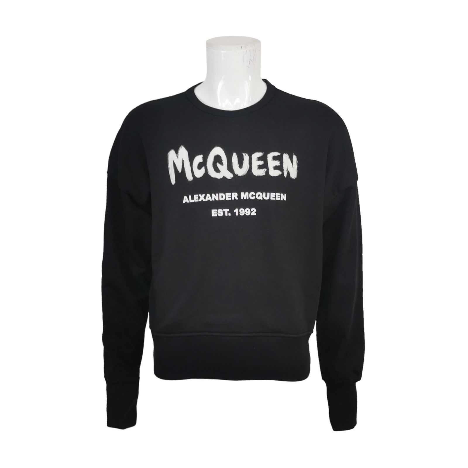 Alexander McQueen Alexander McQueen Logo Graphic Sweatshirt Size M Size US M / EU 48-50 / 2 - 2 Thumbnail