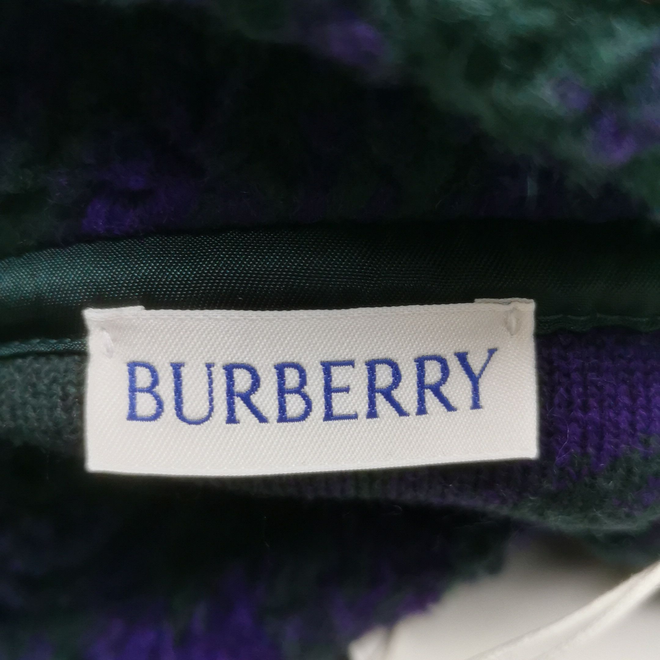 Burberry Burberry Patterned Fleece Hooded Sweatshirt XL Size US XL / EU 56 / 4 - 5 Thumbnail