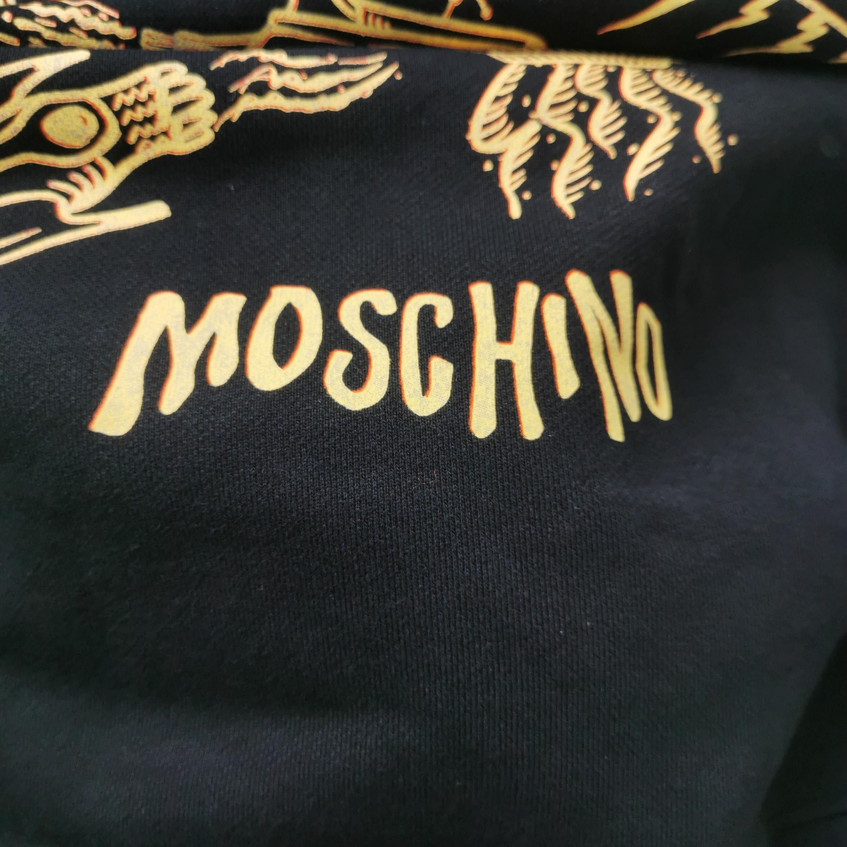 Moschino Moschino Space Graphic Hoodie Size 50 Size US M / EU 48-50 / 2 - 4 Thumbnail