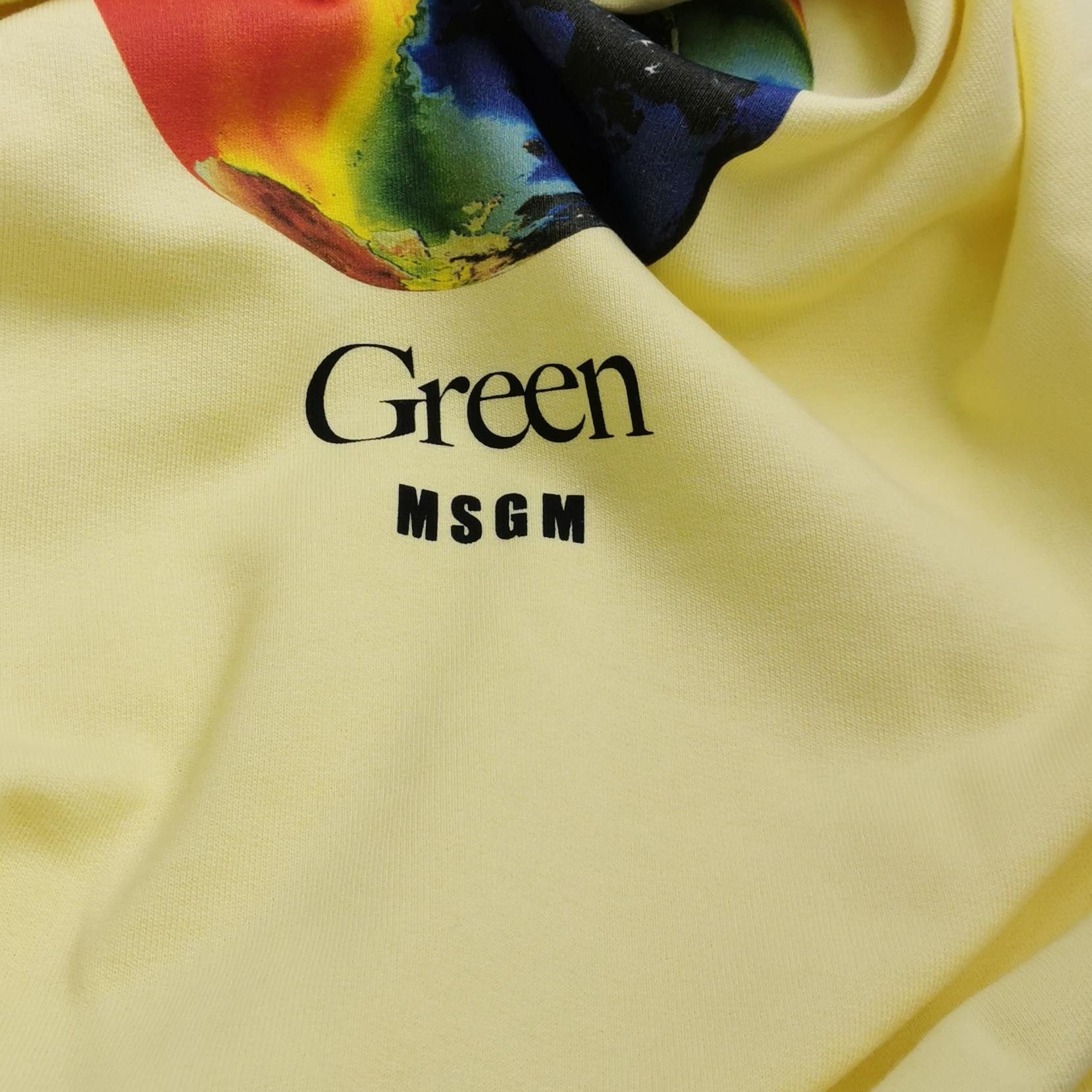MSGM MSGM Fantastic Green Graphic Sweatshirt L Size US L / EU 52-54 / 3 - 4 Thumbnail