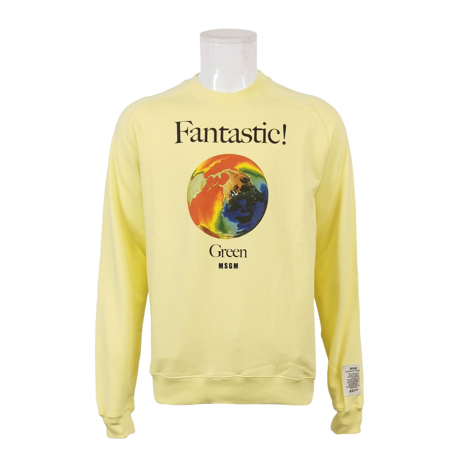 MSGM MSGM Fantastic Green Graphic Sweatshirt L Size US L / EU 52-54 / 3 - 2 Thumbnail