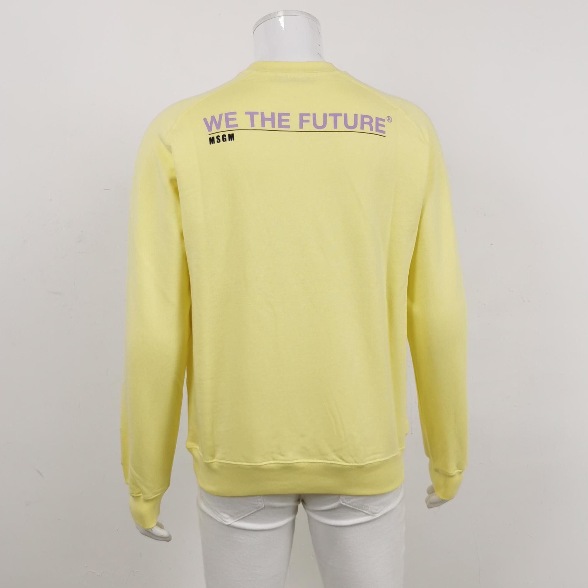 MSGM MSGM Earth Graphic Fantastic Green Sweatshirt Size M Size US M / EU 48-50 / 2 - 3 Thumbnail