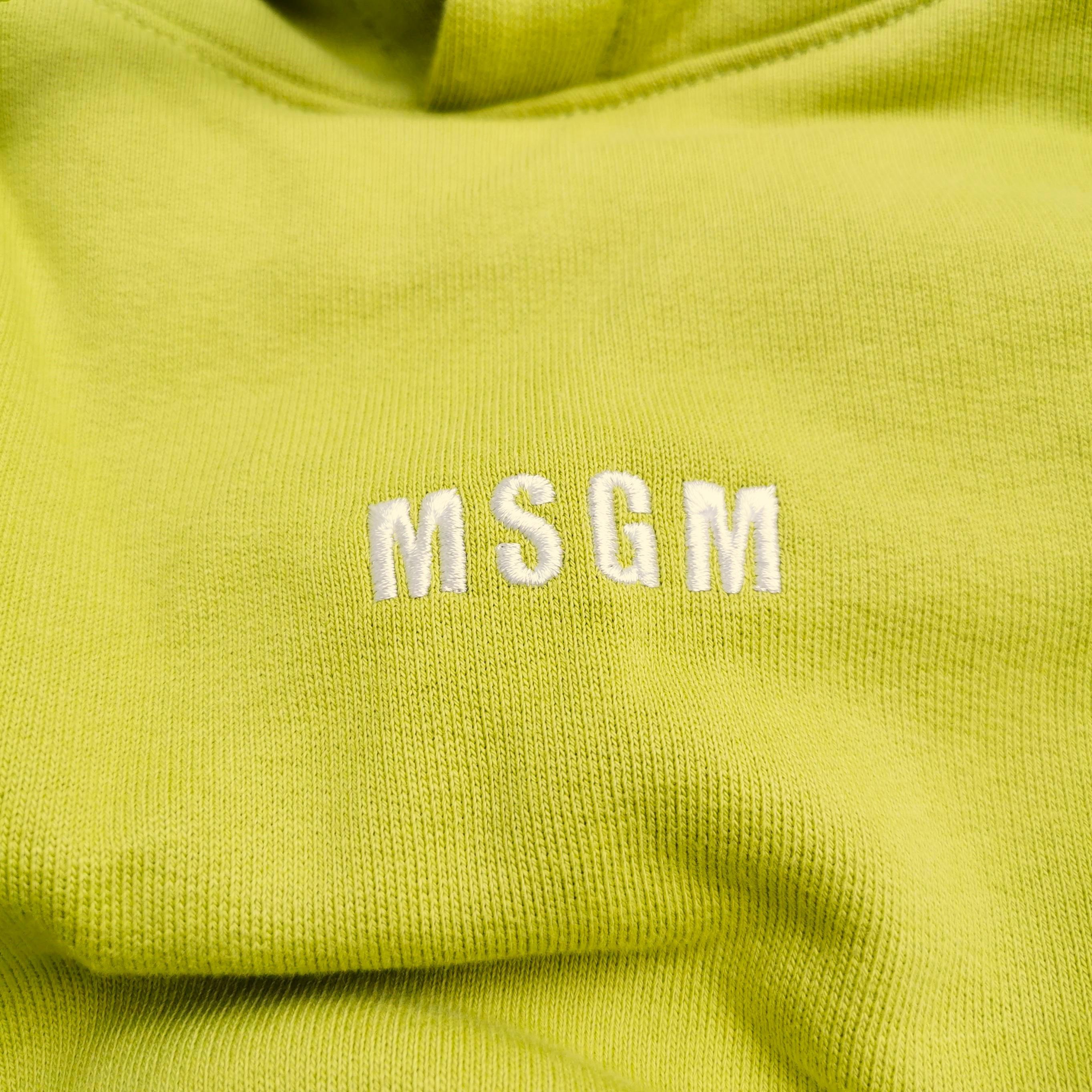 MSGM MSGM Logo Embroidery Hoodie Size M Size US M / EU 48-50 / 2 - 4 Thumbnail