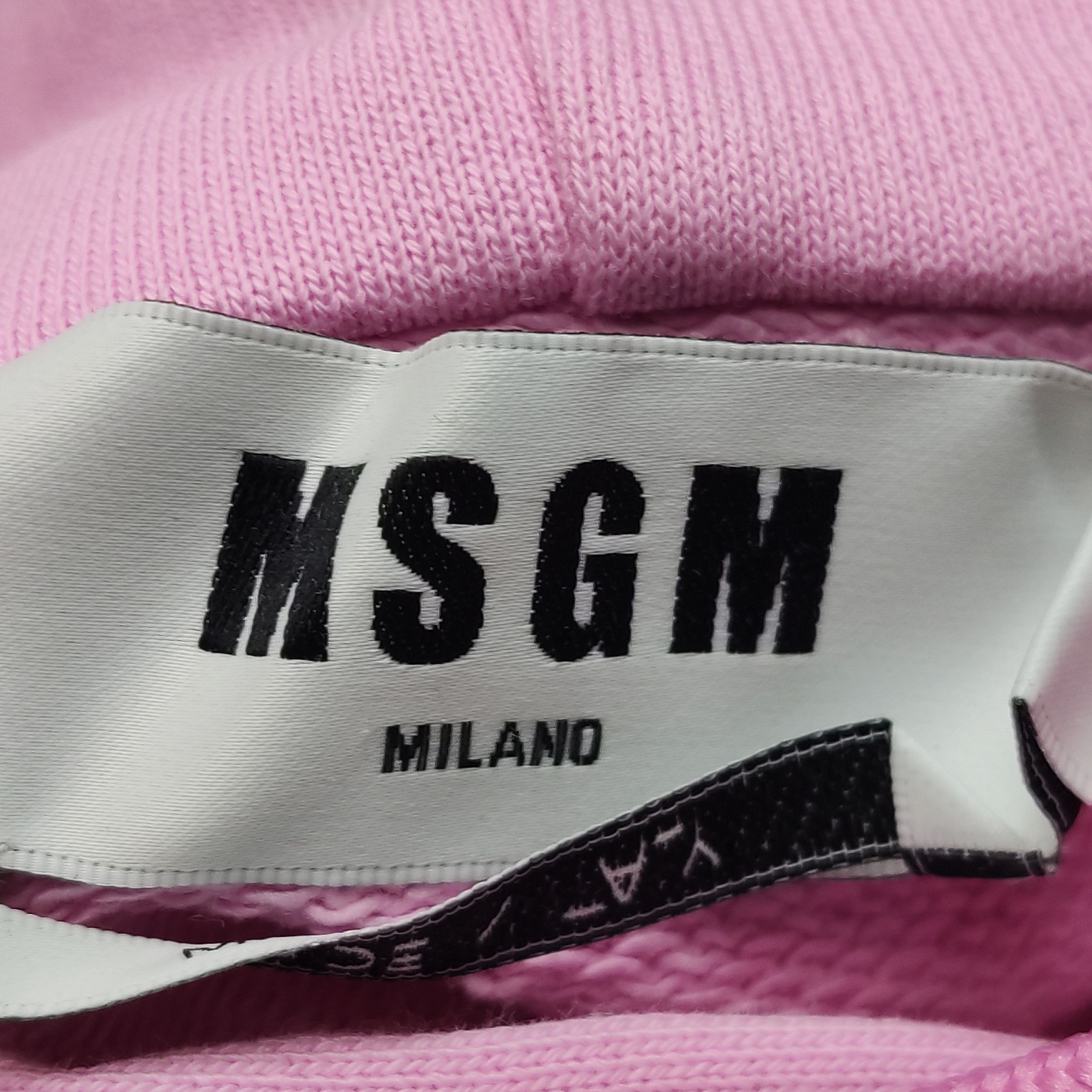 MSGM MSGM Pink Logo Graphic Hoodie Size L Size US L / EU 52-54 / 3 - 6 Thumbnail