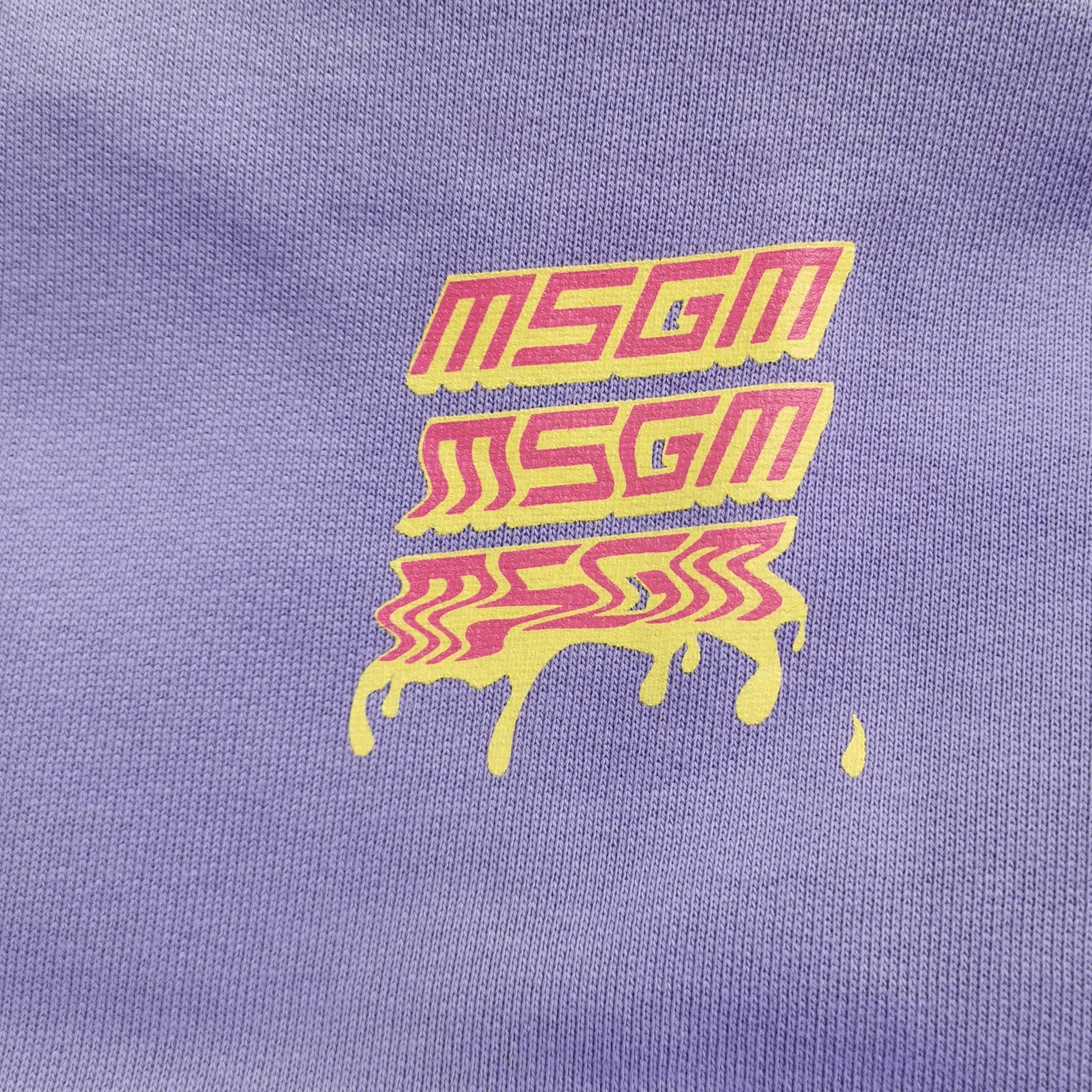 MSGM MSGM Purple Logo Graphic Hoodie Size M Size US M / EU 48-50 / 2 - 4 Thumbnail