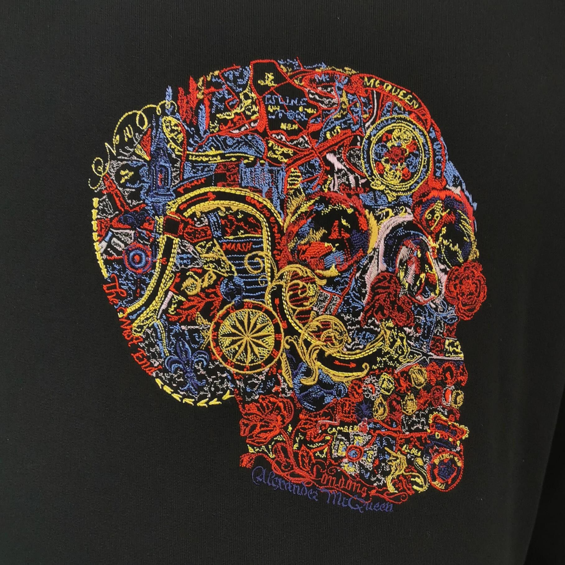 Alexander McQueen Alexander McQueen Skull Embroidered Sweatshirt M Size US M / EU 48-50 / 2 - 4 Thumbnail