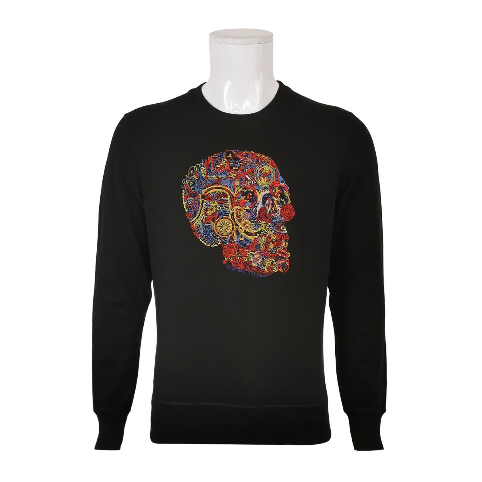 Alexander McQueen Alexander McQueen Skull Embroidered Sweatshirt M Size US M / EU 48-50 / 2 - 2 Thumbnail