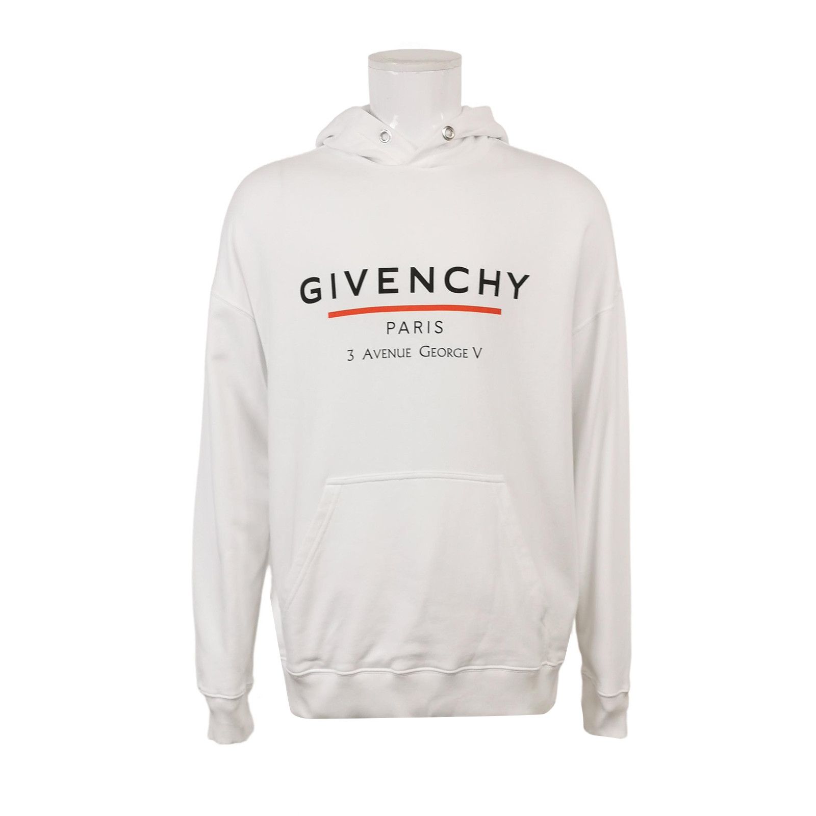 Givenchy Givenchy Logo Graphic Hoodie White L Size US L / EU 52-54 / 3 - 2 Thumbnail