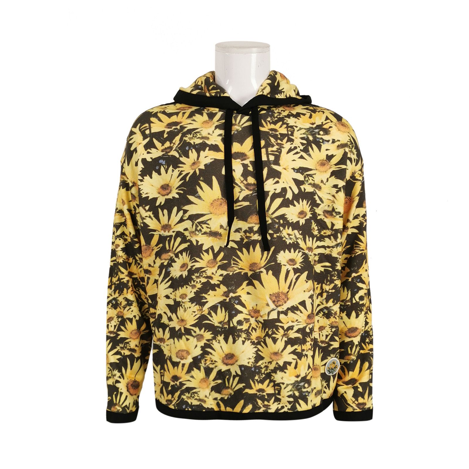 Jil Sander Jil Sander Sunflower Print Hoodie Size M Size US M / EU 48-50 / 2 - 2 Thumbnail