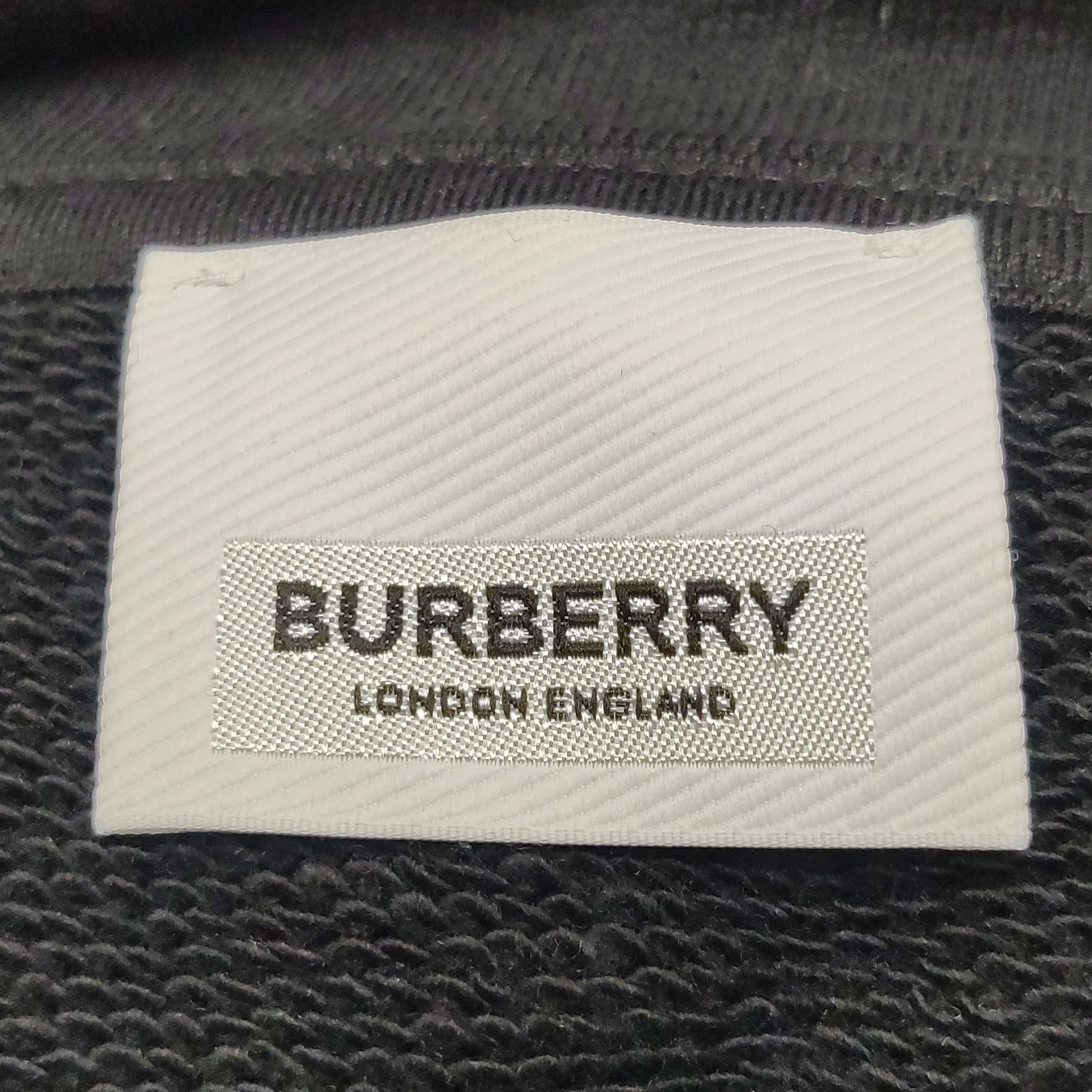 Burberry Burberry Embroidered Globe Graphic Hoodie Black XS Size US XS / EU 42 / 0 - 6 Thumbnail