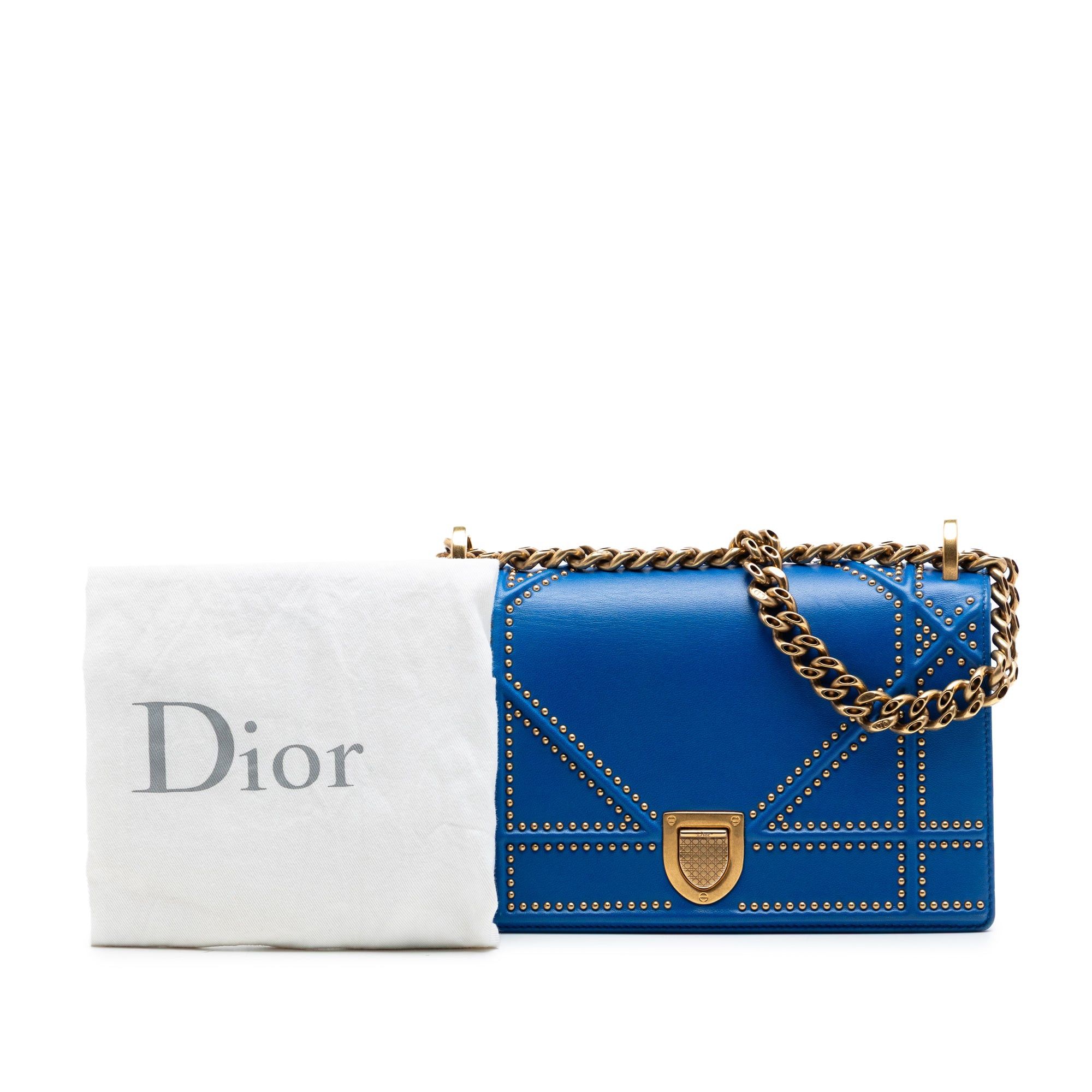Dior Small Studded Lambskin Diorama Flap Size ONE SIZE - 8 Thumbnail