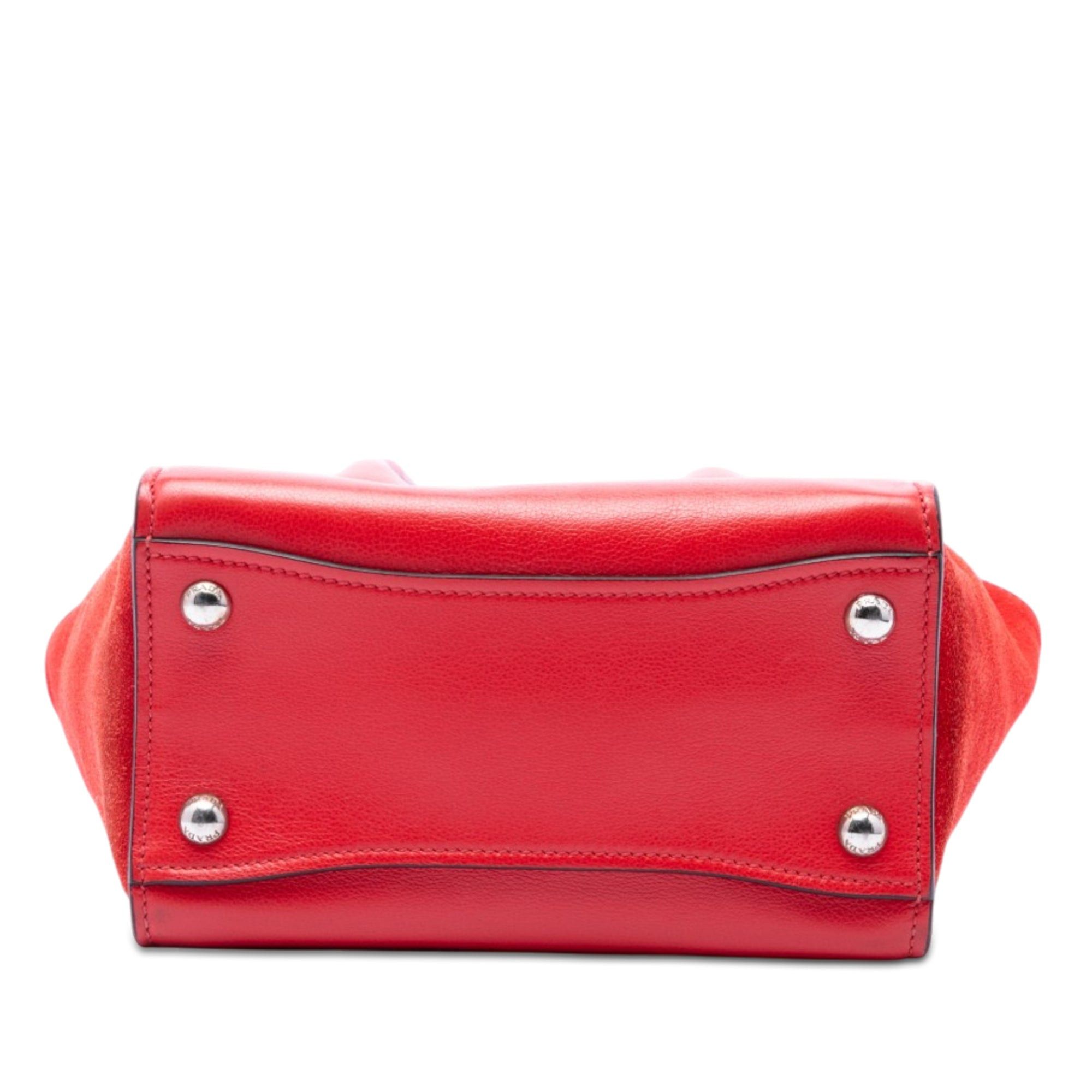 Prada Small Glace Calf Twin Pocket Satchel Size ONE SIZE - 3 Thumbnail