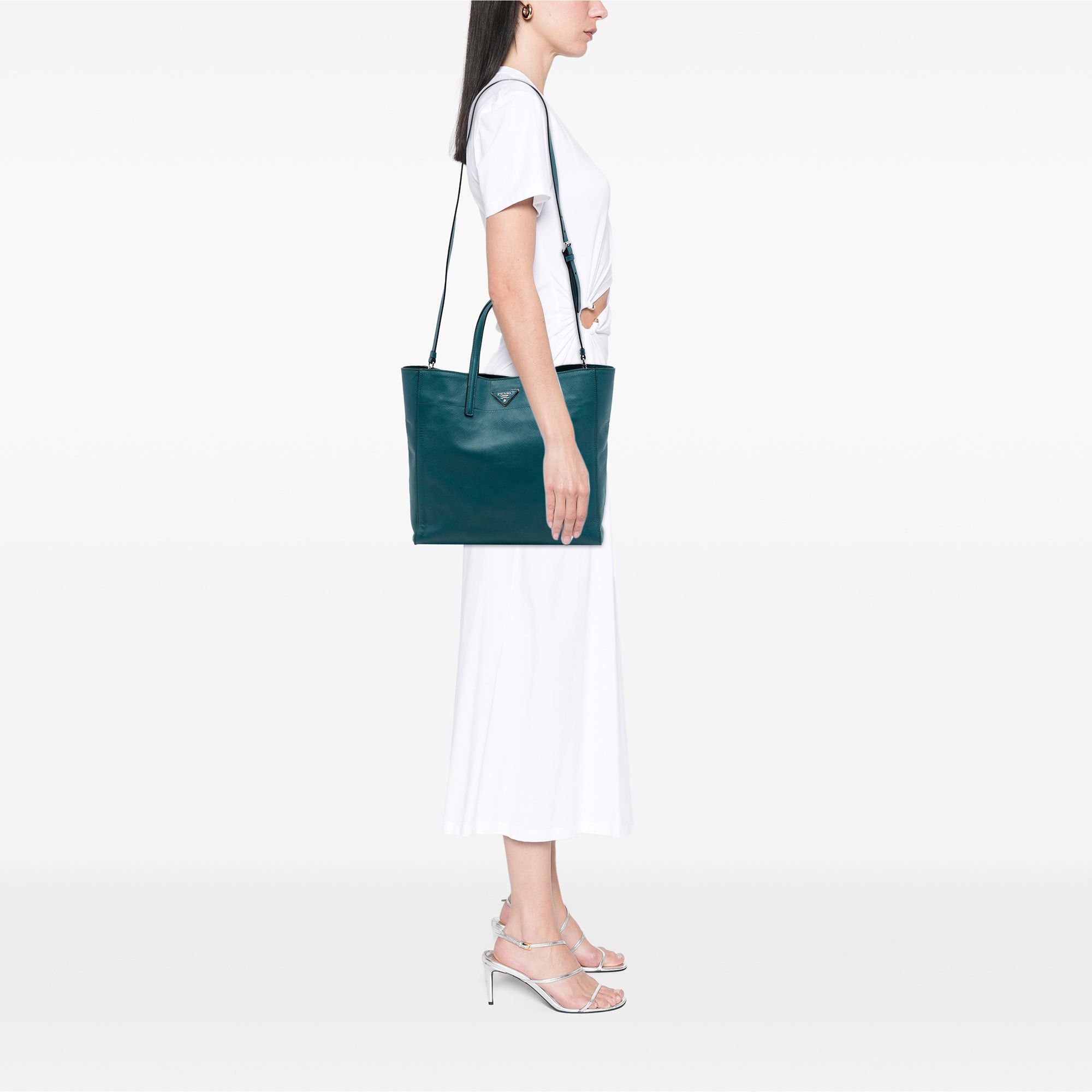 Prada Saffiano Soft Triple Pocket Tote Size ONE SIZE - 6 Thumbnail