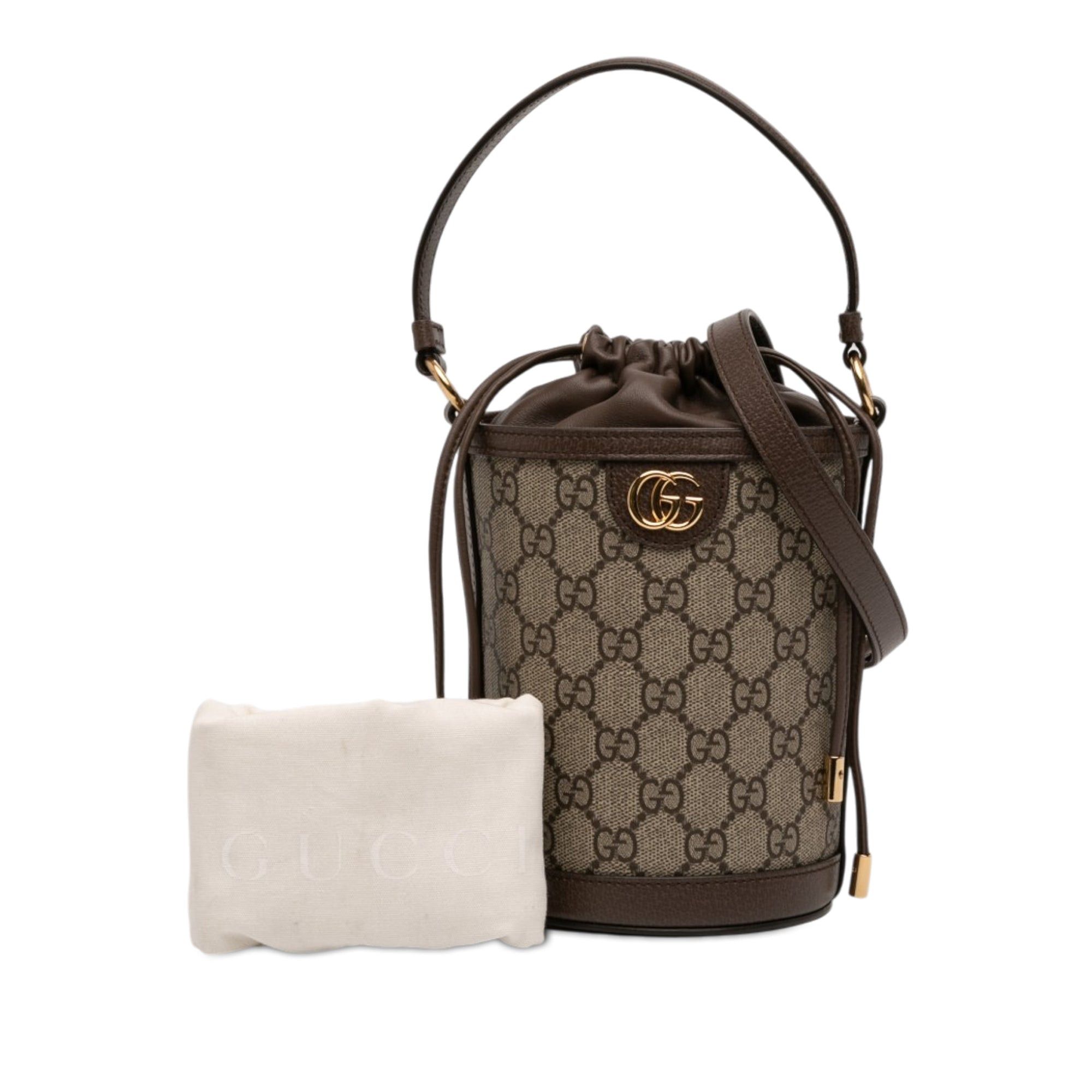Gucci Mini GG Supreme Ophidia Bucket Bag Size ONE SIZE - 9 Thumbnail