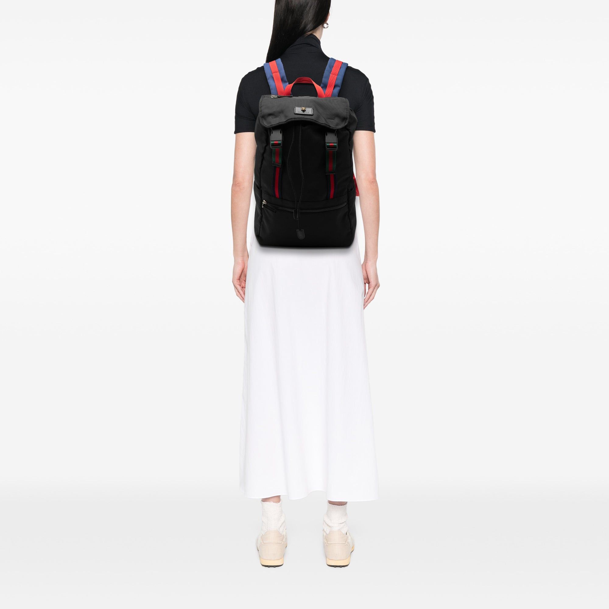 Gucci Canvas Techno Web Animalier Backpack Size ONE SIZE - 7 Thumbnail