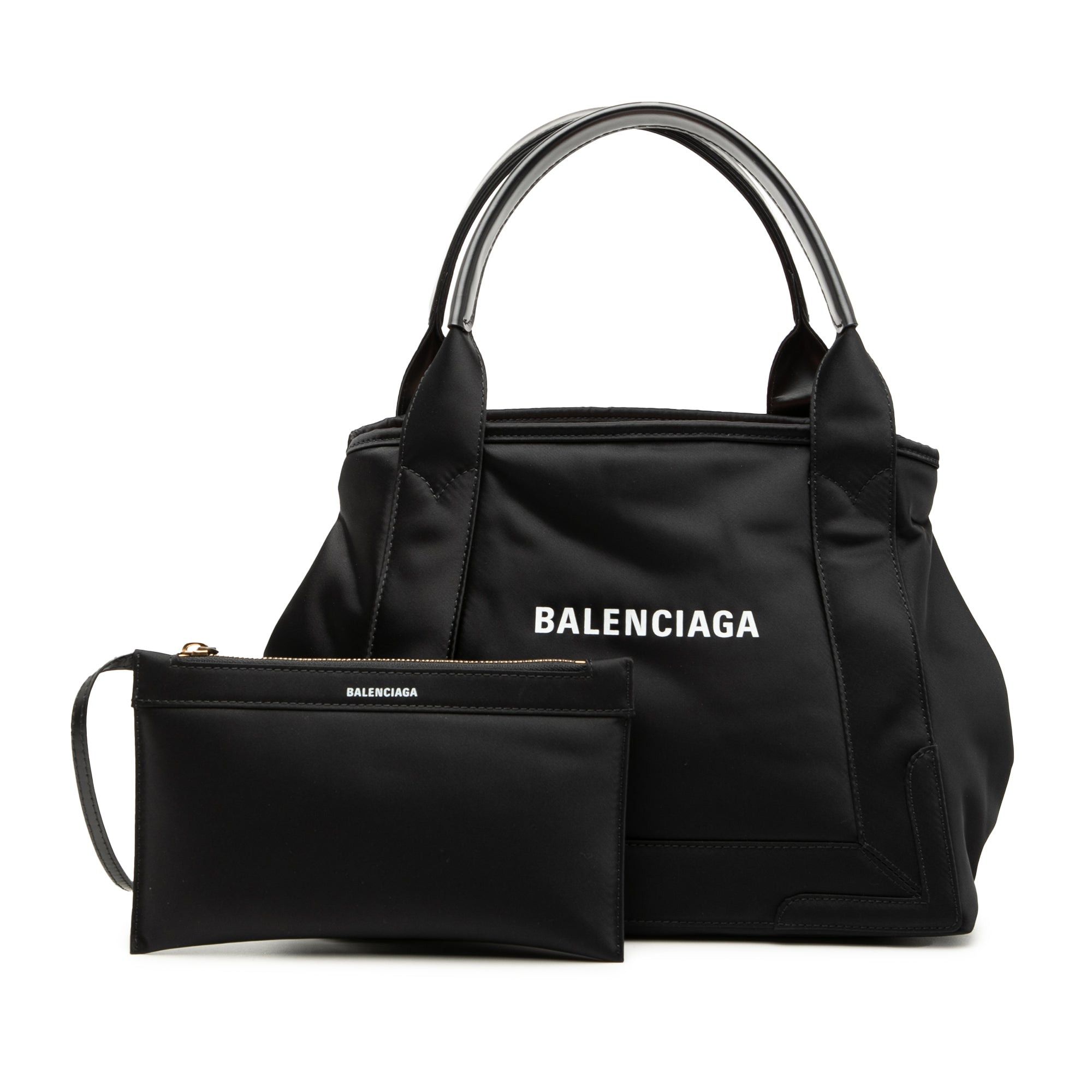 Balenciaga Nylon Navy Cabas Tote S Size ONE SIZE - 8 Thumbnail
