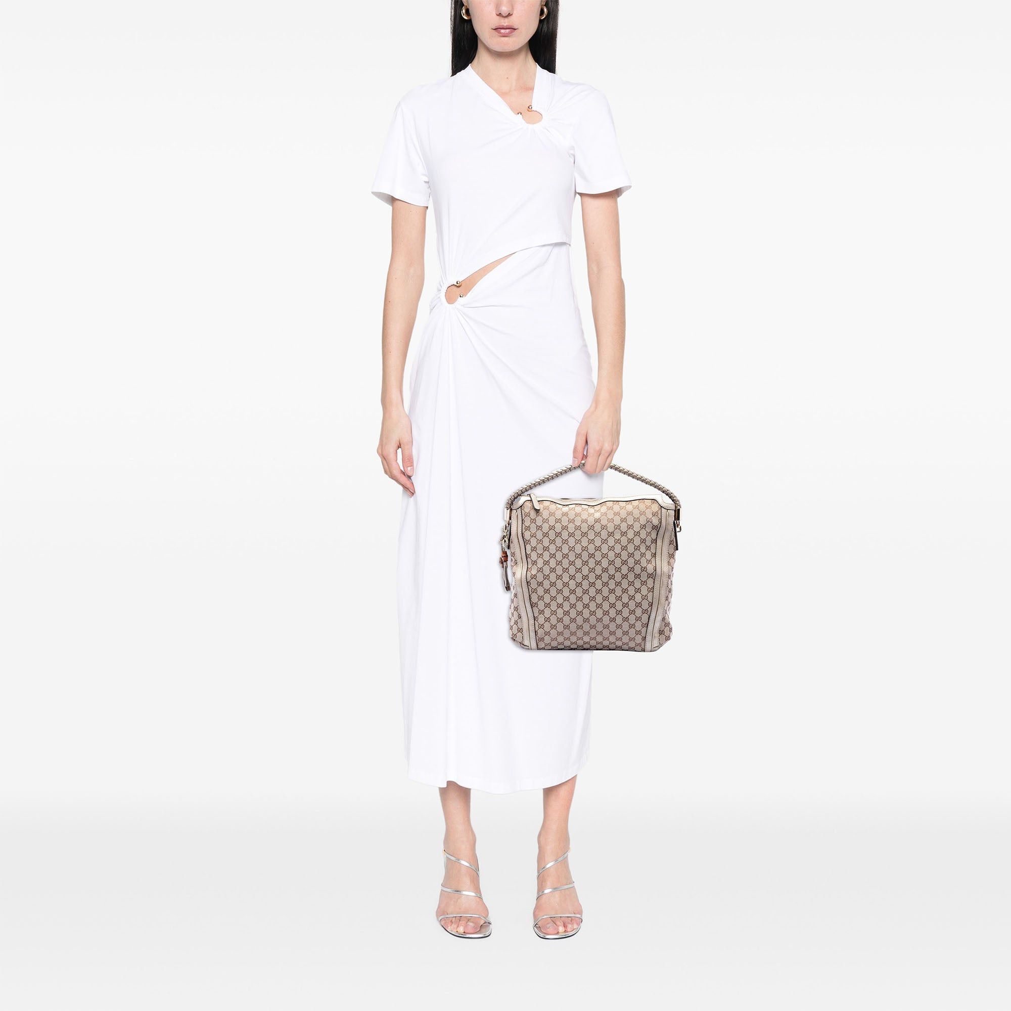Gucci Large GG Canvas Bella Shoulder Bag Size ONE SIZE - 7 Thumbnail