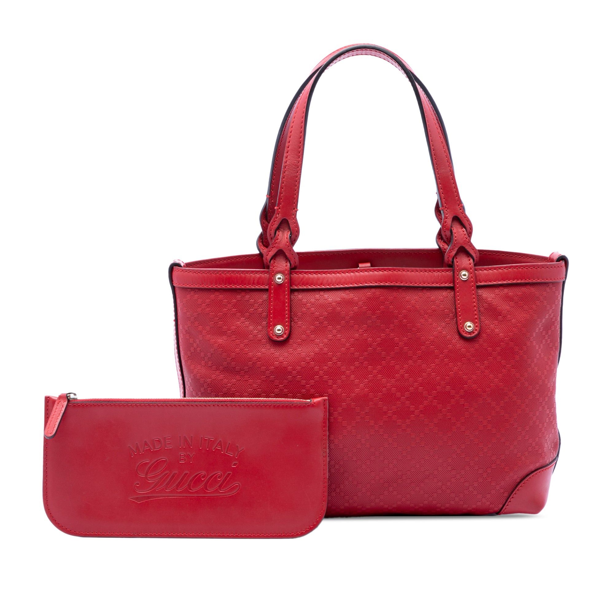 Gucci Small Diamante Leather Craft Tote Size ONE SIZE - 8 Thumbnail