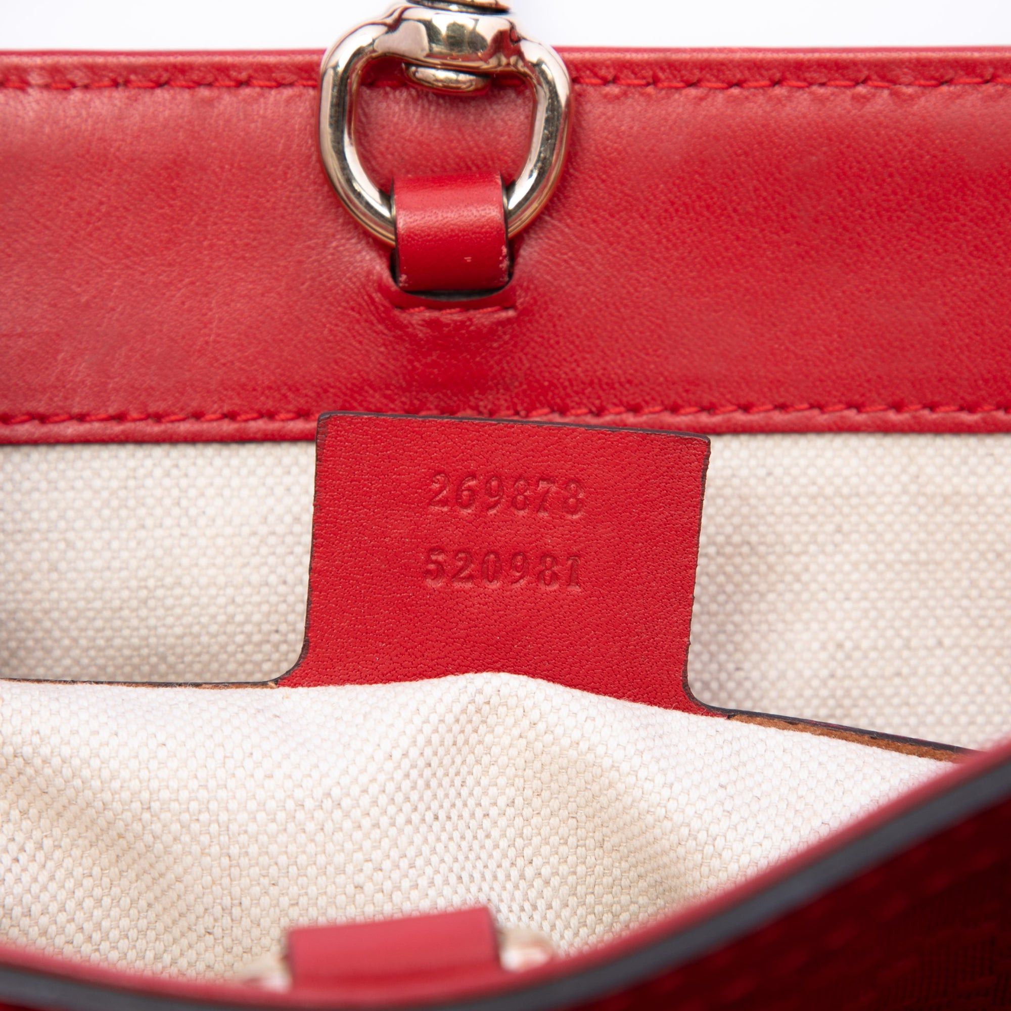 Gucci Small Diamante Leather Craft Tote Size ONE SIZE - 5 Thumbnail