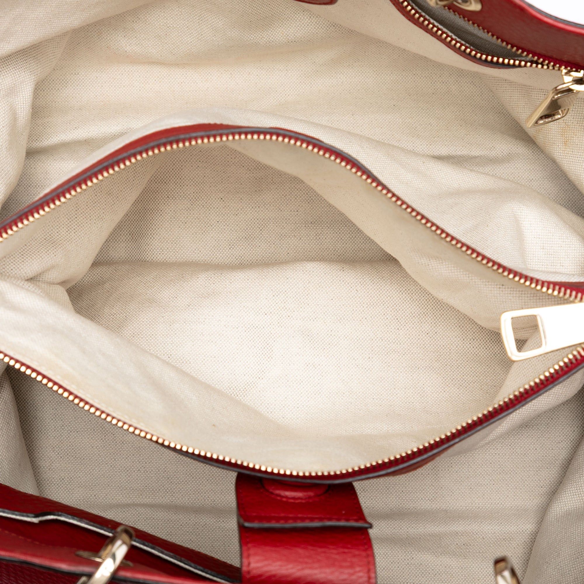 Gucci Large Calfskin Bamboo Shopper Satchel Size ONE SIZE - 4 Thumbnail