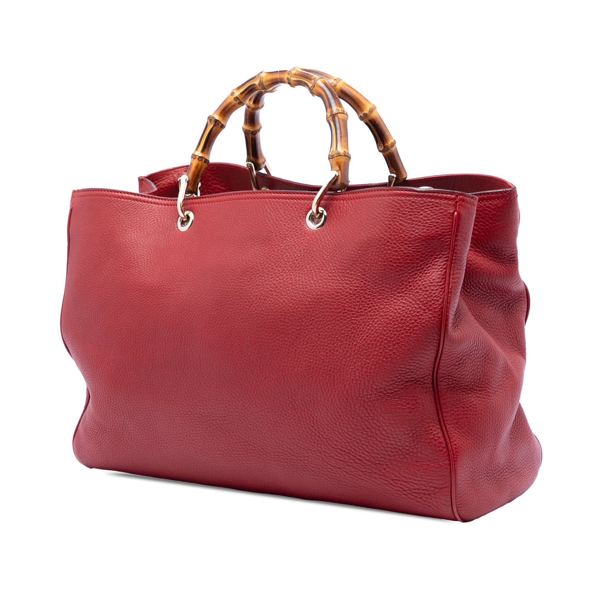 Gucci Large Calfskin Bamboo Shopper Satchel Size ONE SIZE - 2 Thumbnail