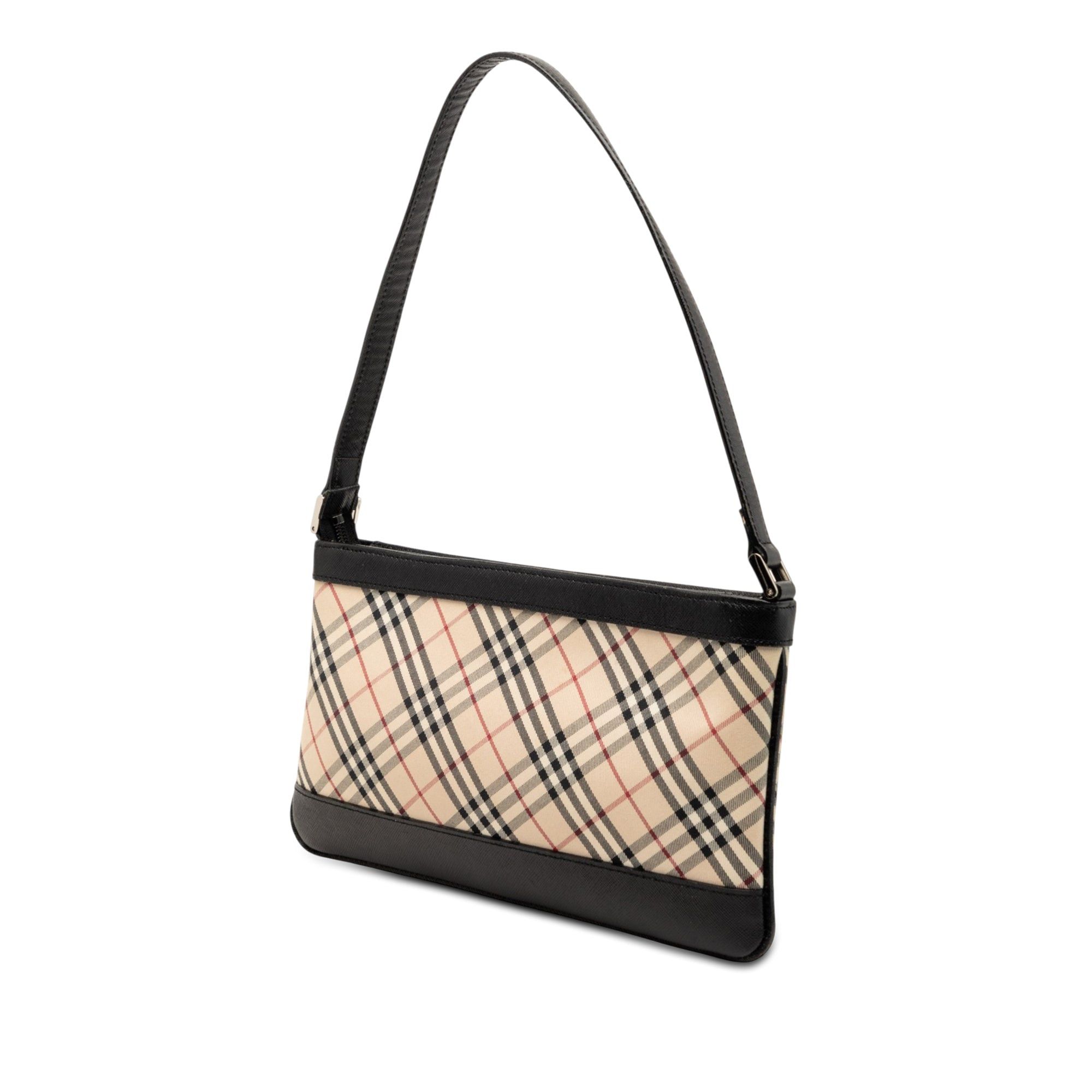 Burberry Nova Check Canvas Shoulder Bag Size ONE SIZE - 2 Thumbnail