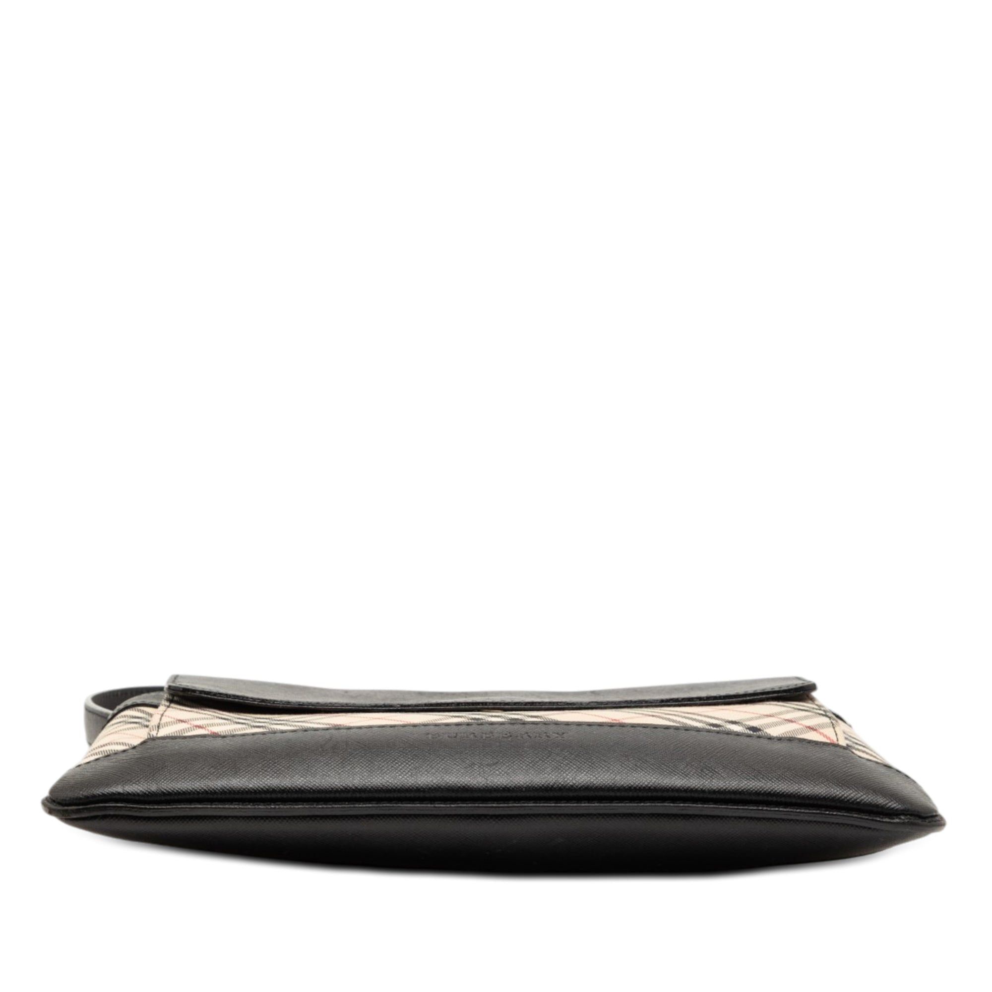 Burberry Nova Check Canvas Shoulder Bag Size ONE SIZE - 3 Thumbnail