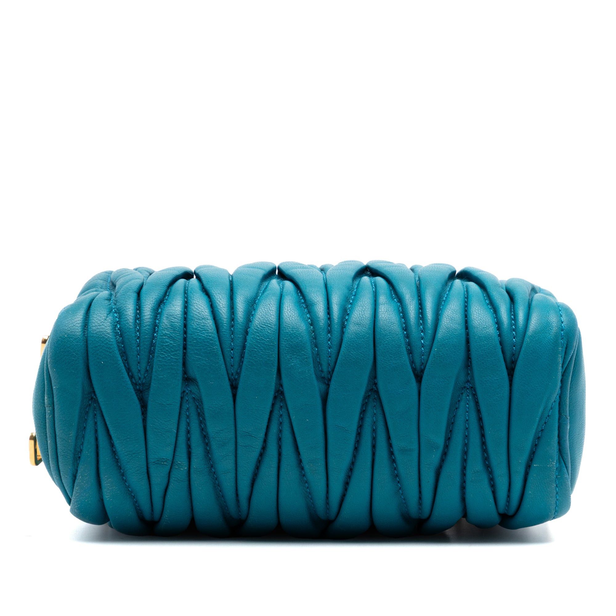 Miu Miu Quilted Leather Double Zip Camera Bag Size ONE SIZE - 3 Thumbnail