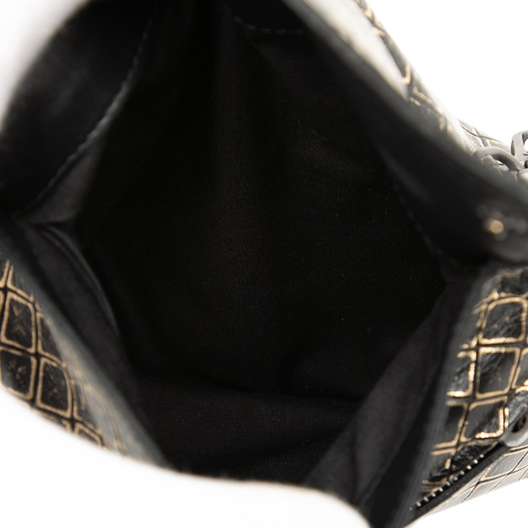 Bottega Veneta Metallic Calfskin Intrecciomirage Chain Flap Crossbody Size ONE SIZE - 4 Thumbnail