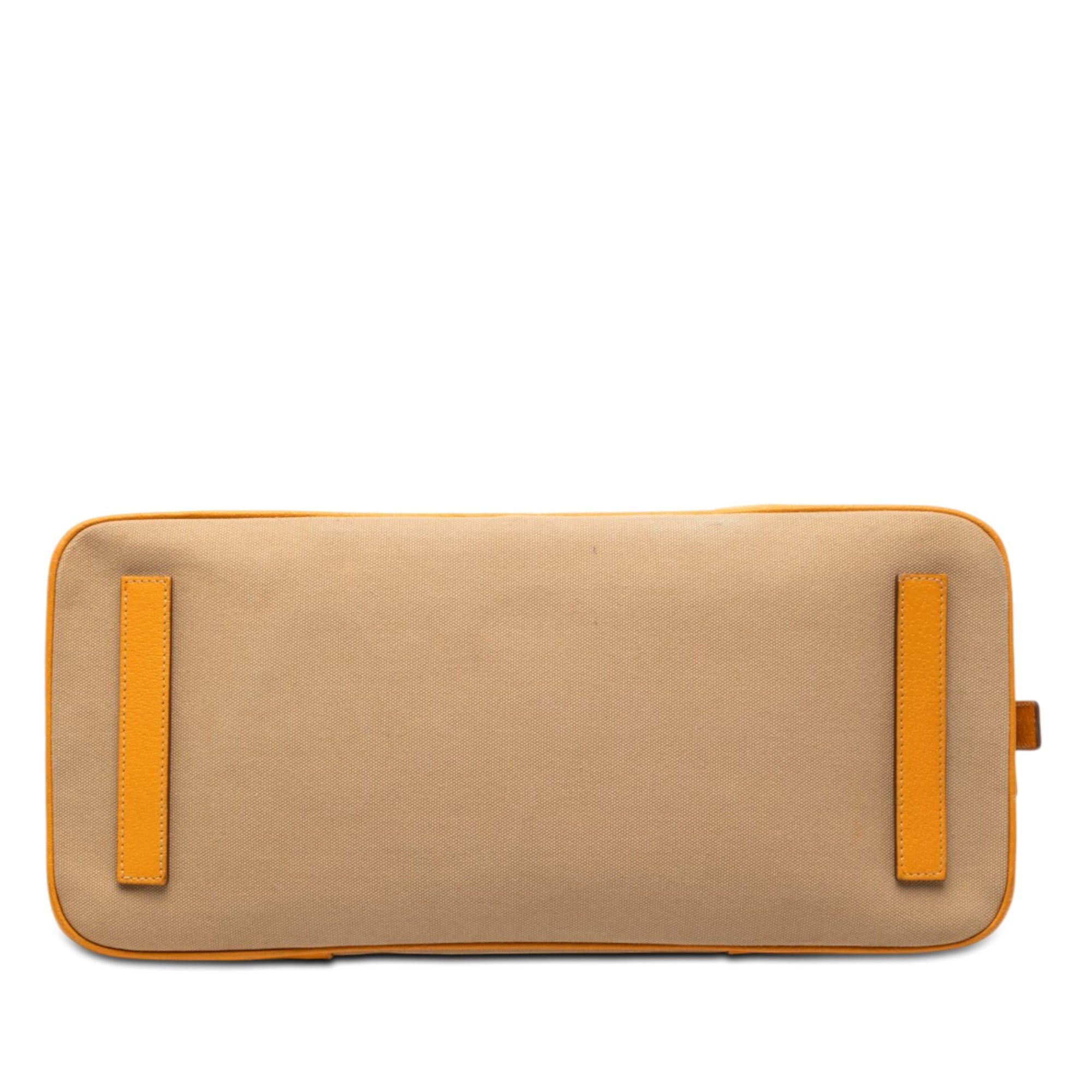 Prada Cinghiale Trimmed Canapa Dome Handbag Size ONE SIZE - 3 Thumbnail