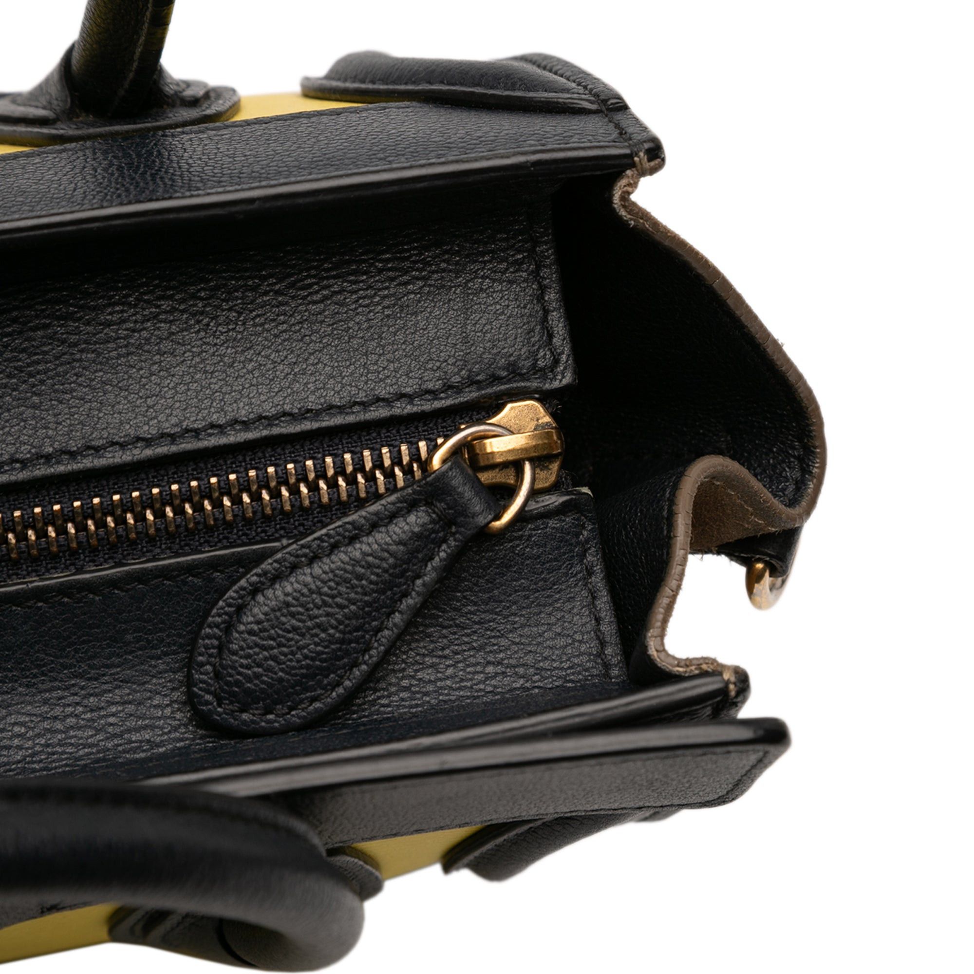 Celine Nano Tricolor Calfskin and Suede Luggage Tote Size ONE SIZE - 7 Thumbnail