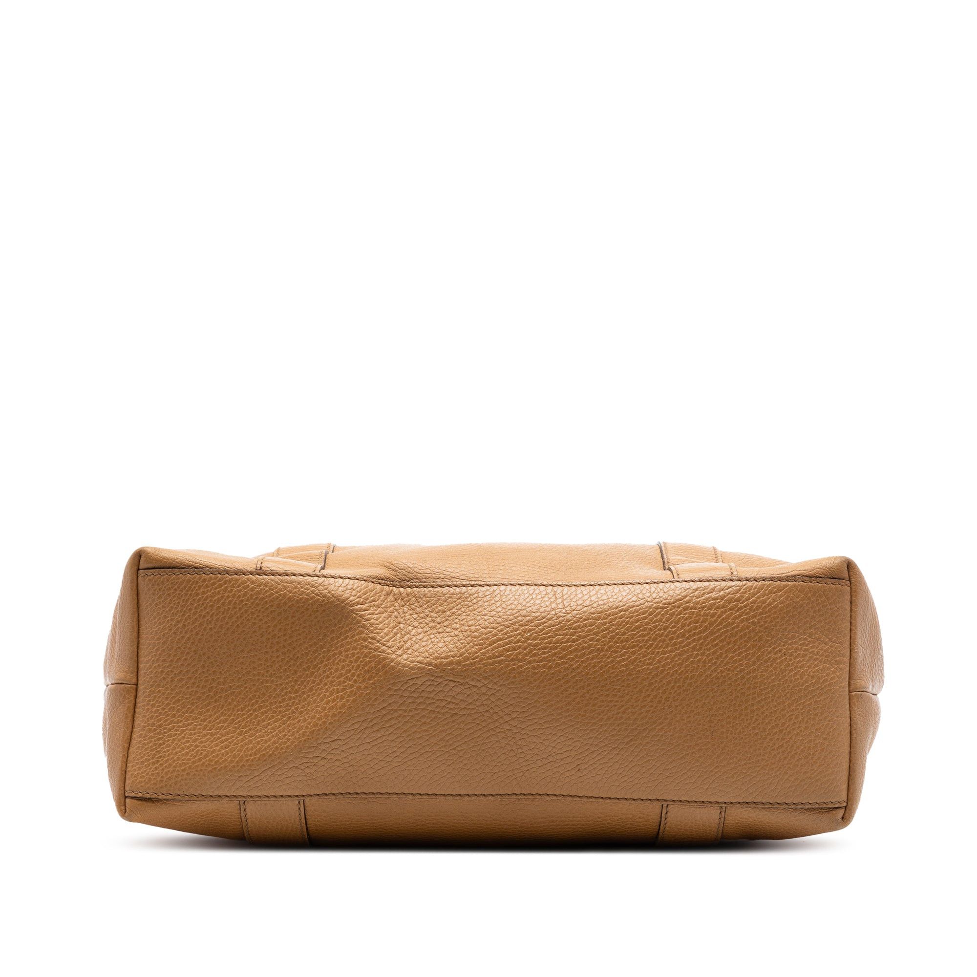 Gucci Grained Calfskin Bamboo Shopper Tote Size ONE SIZE - 3 Thumbnail