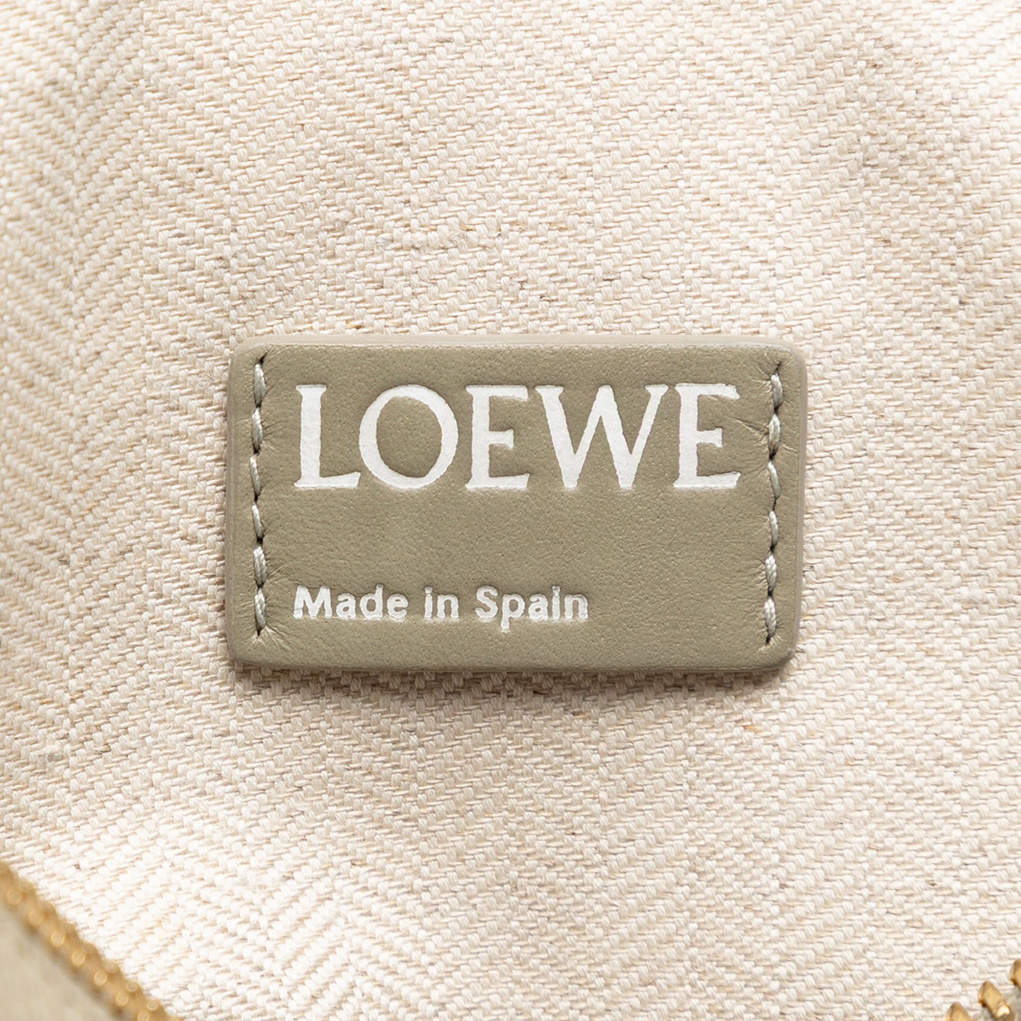 Loewe Large Linen Embossed Calfskin Anagram T Pouch Size ONE SIZE - 5 Thumbnail