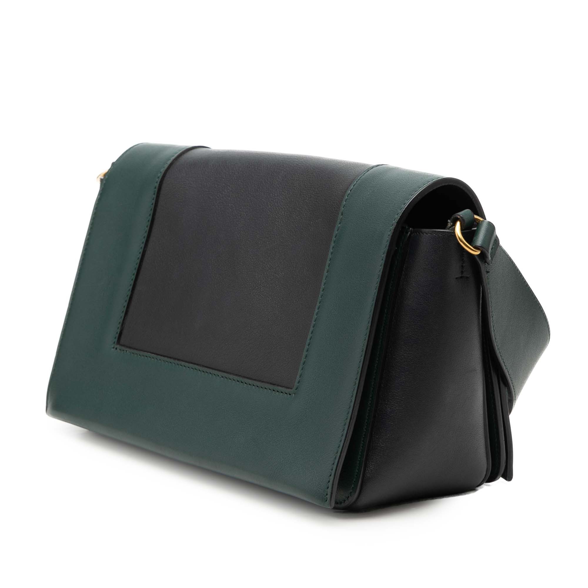 Celine Medium Shiny Smooth Calfskin Frame Shoulder Bag Size ONE SIZE - 2 Thumbnail