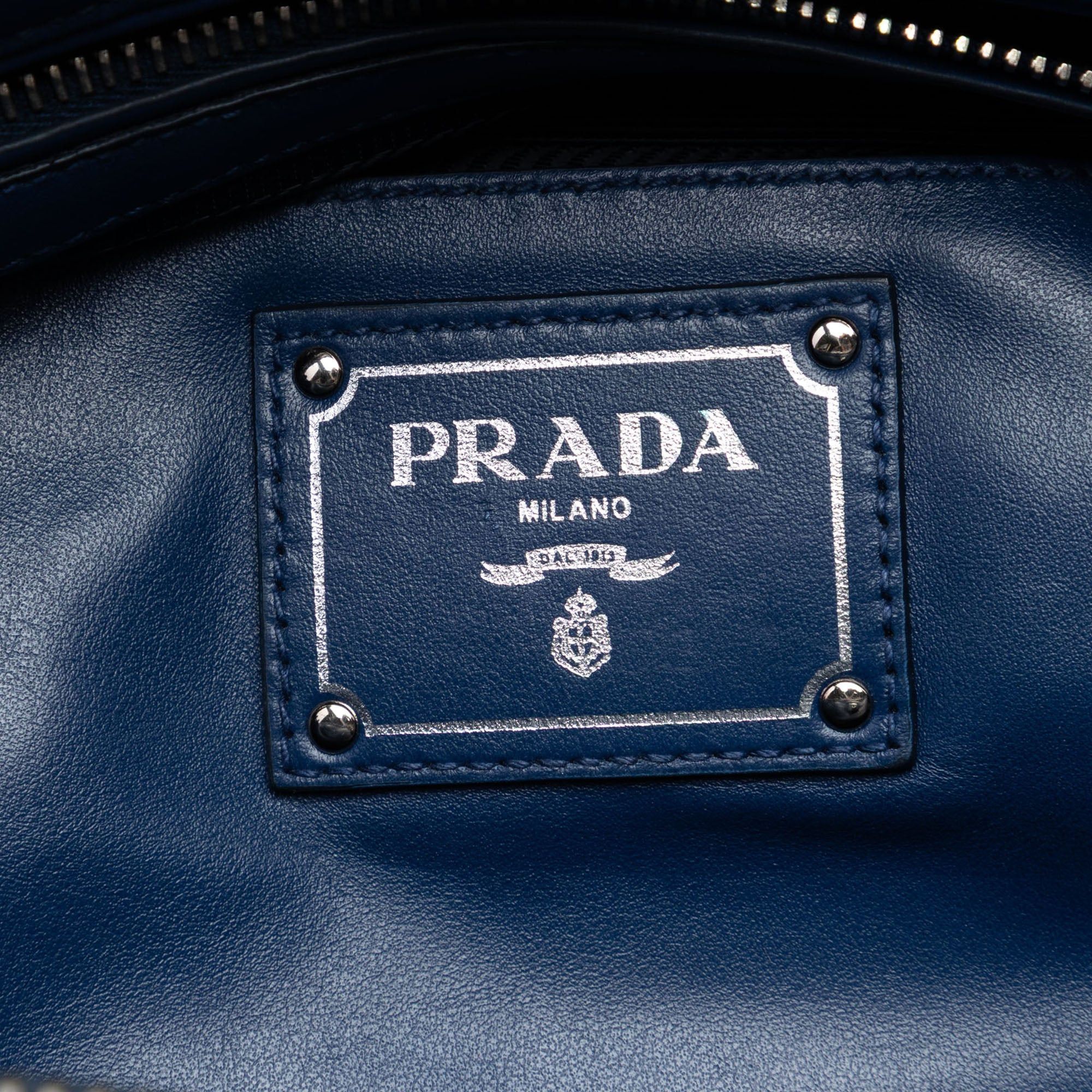 Prada Soft Calf Double Zip Convertible Tote Size ONE SIZE - 5 Thumbnail