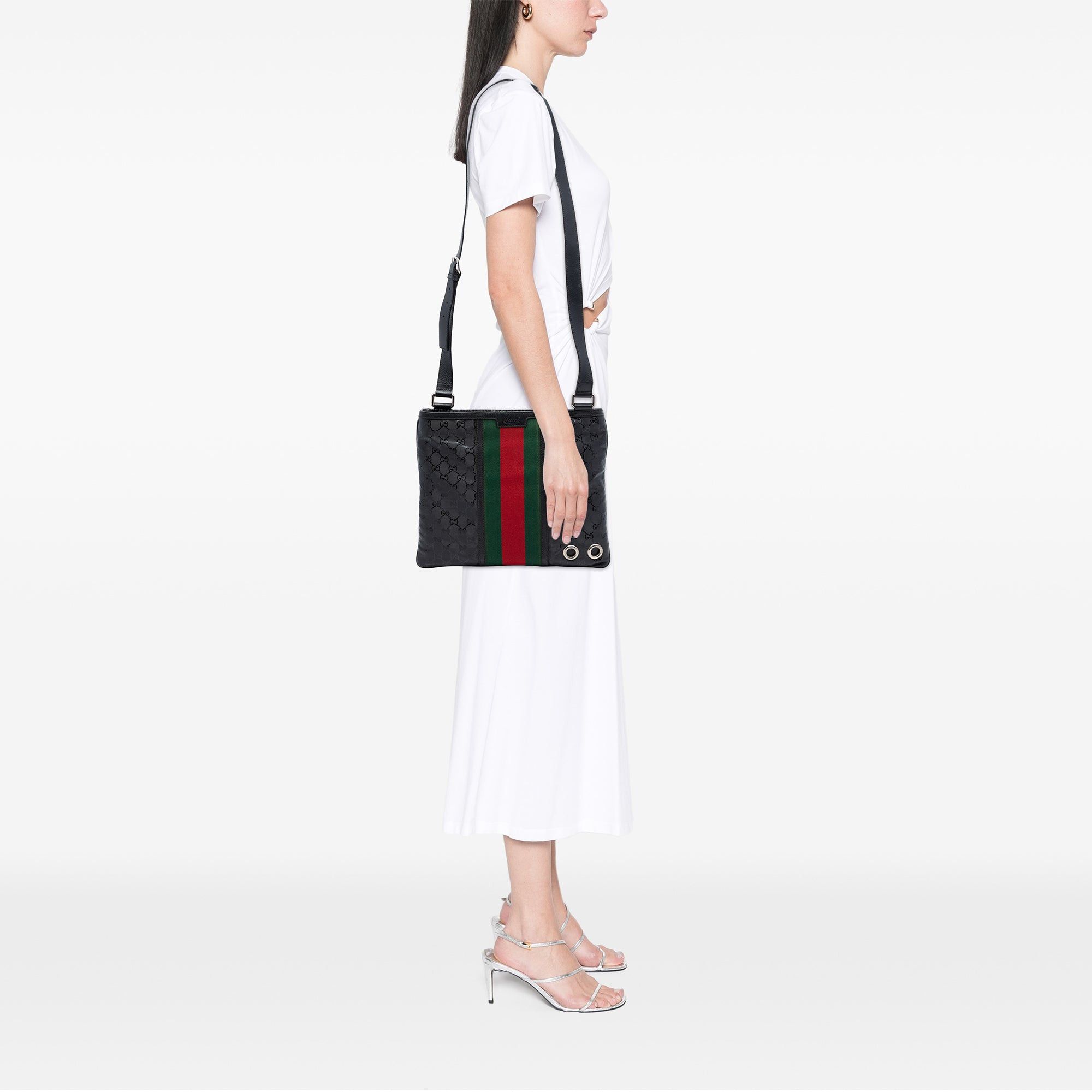 Gucci Fiat 500 Medium GG Imprime Web Messenger Bag Size ONE SIZE - 7 Thumbnail