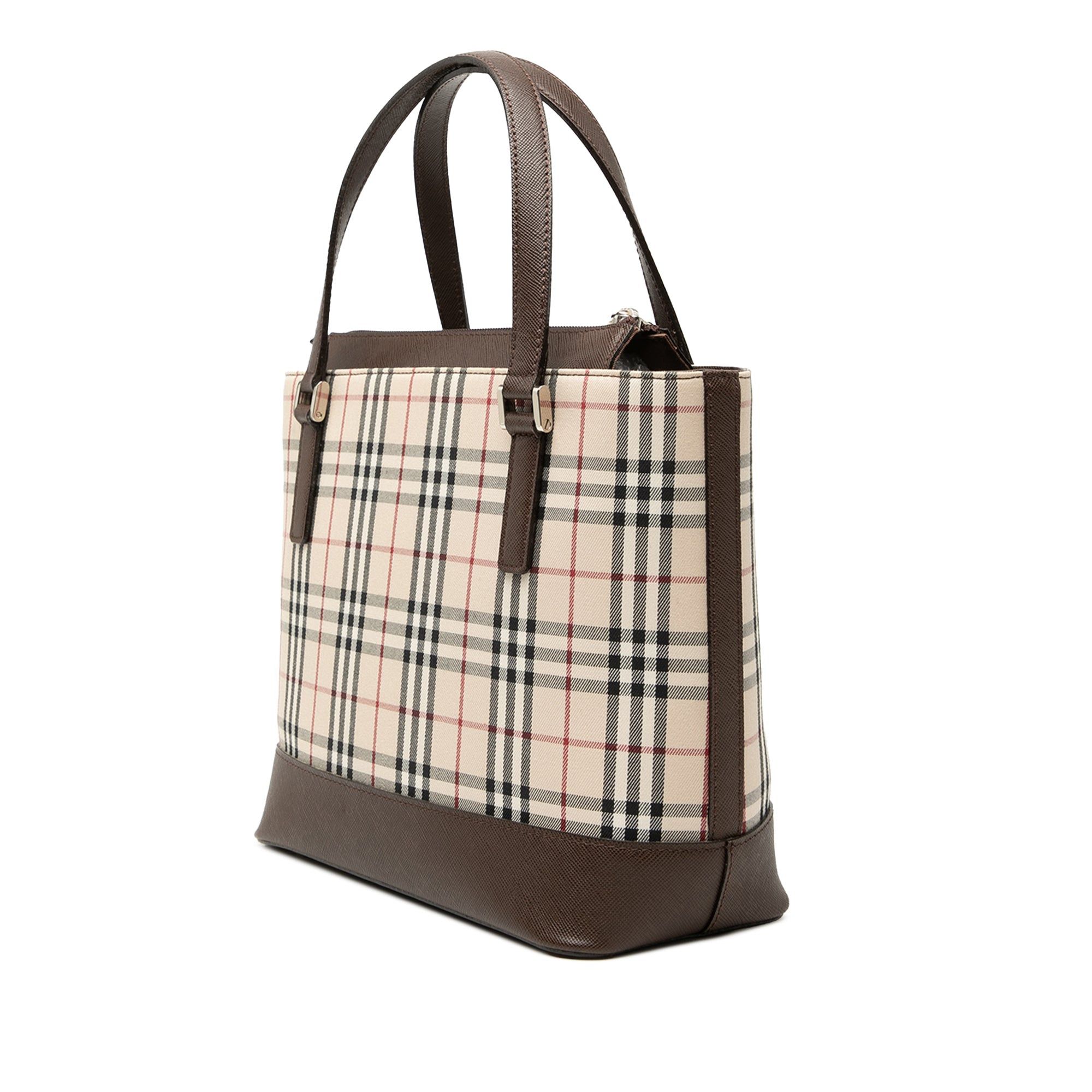 Burberry House Check Canvas Handbag Size ONE SIZE - 2 Thumbnail