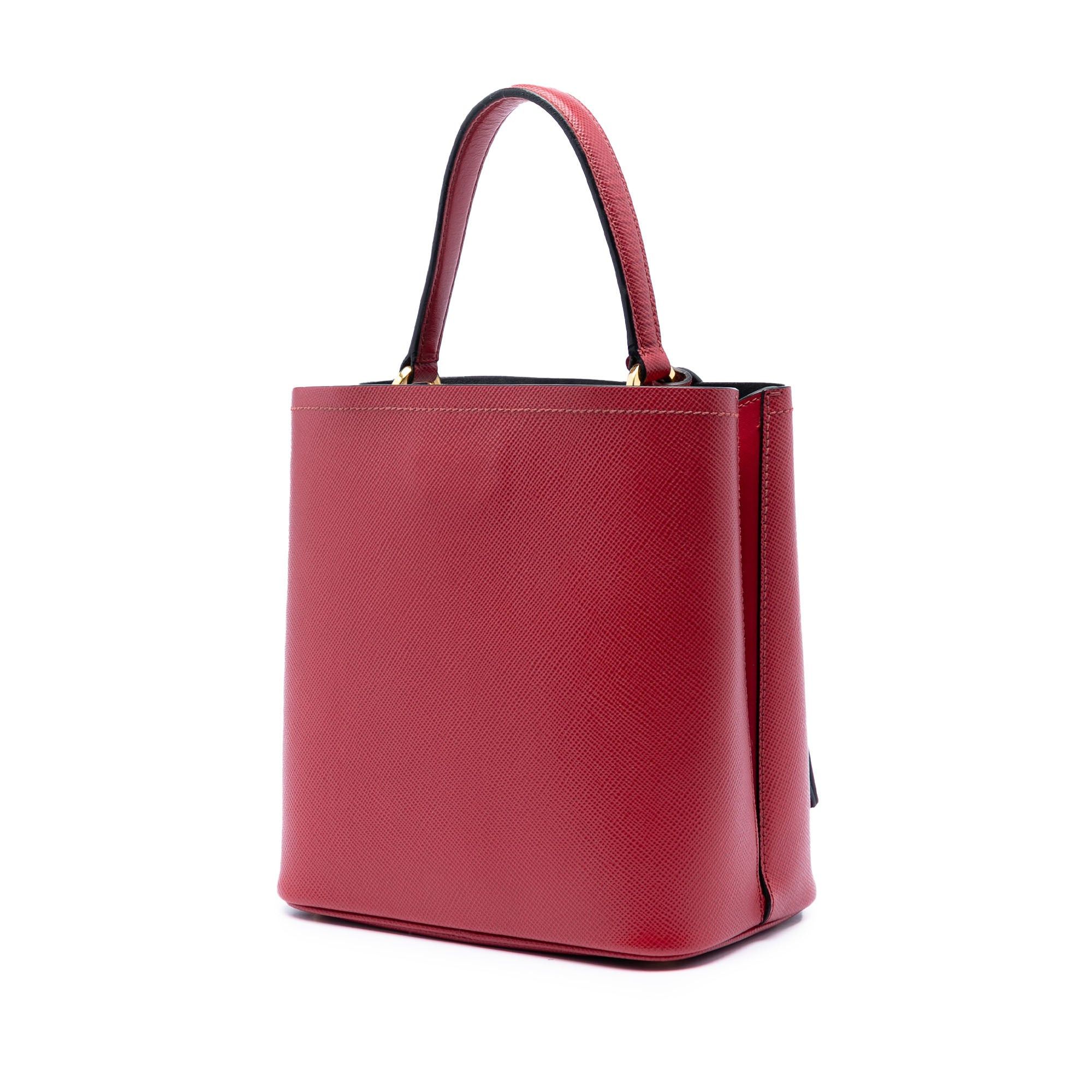Prada Medium Saffiano Cuir Panier Satchel Size ONE SIZE - 2 Thumbnail
