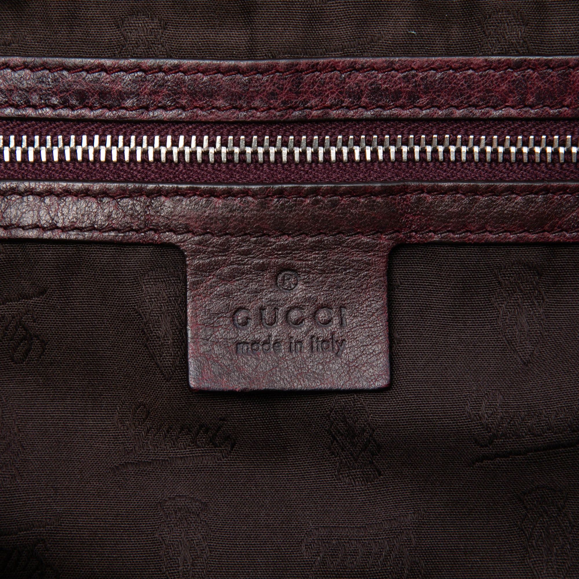 Gucci Large GG Canvas Bamboo Libeccio Tote Size ONE SIZE - 6 Thumbnail